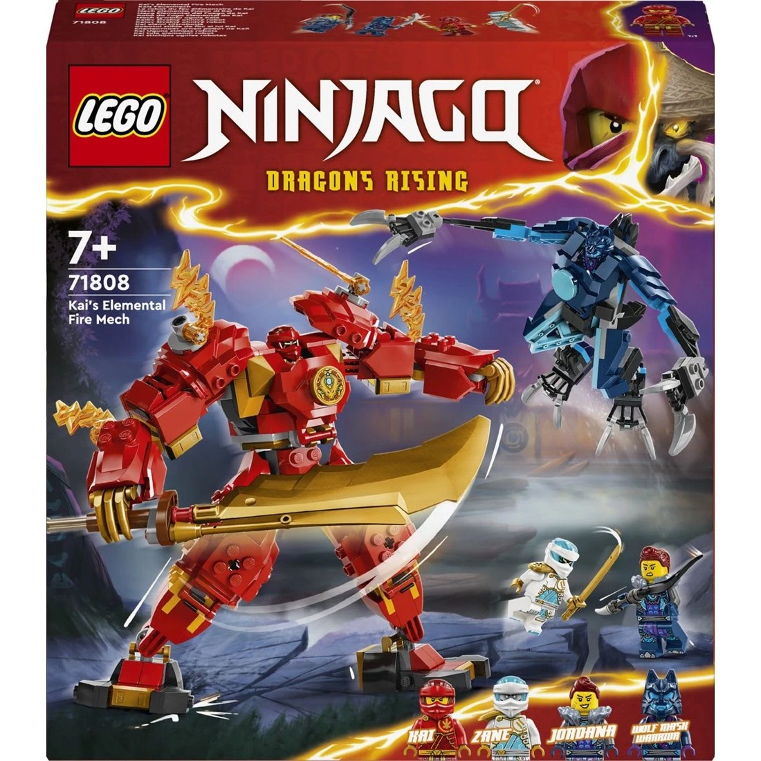 1 LEGO NINJAGO Kai's Elemental Fire Mech 71808, 1 of 11