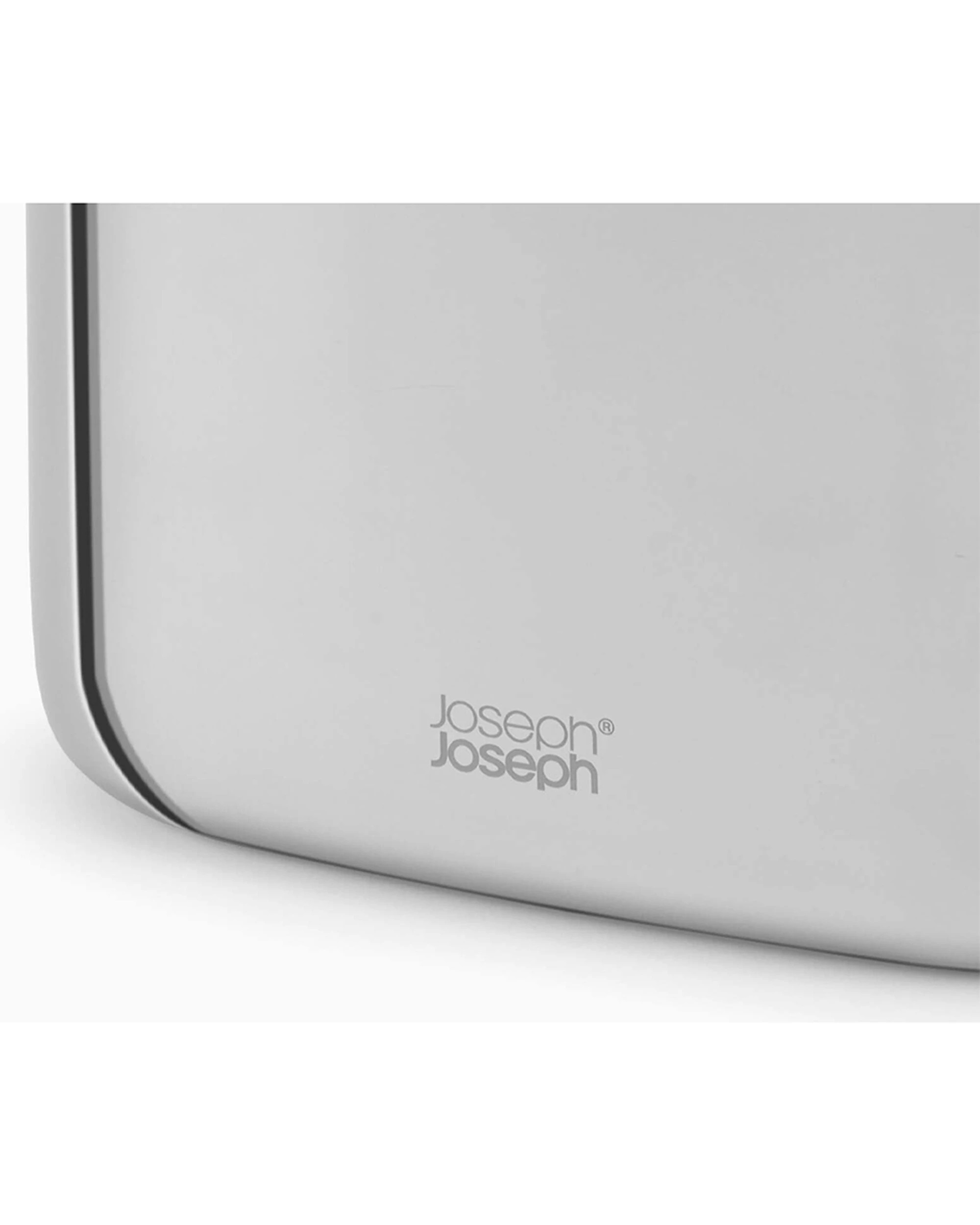 3 Joseph Joseph EasyStore 17.5cm Luxe Toothbrush Caddy Large Polished Stainless Steel - Silver, 3 of 4