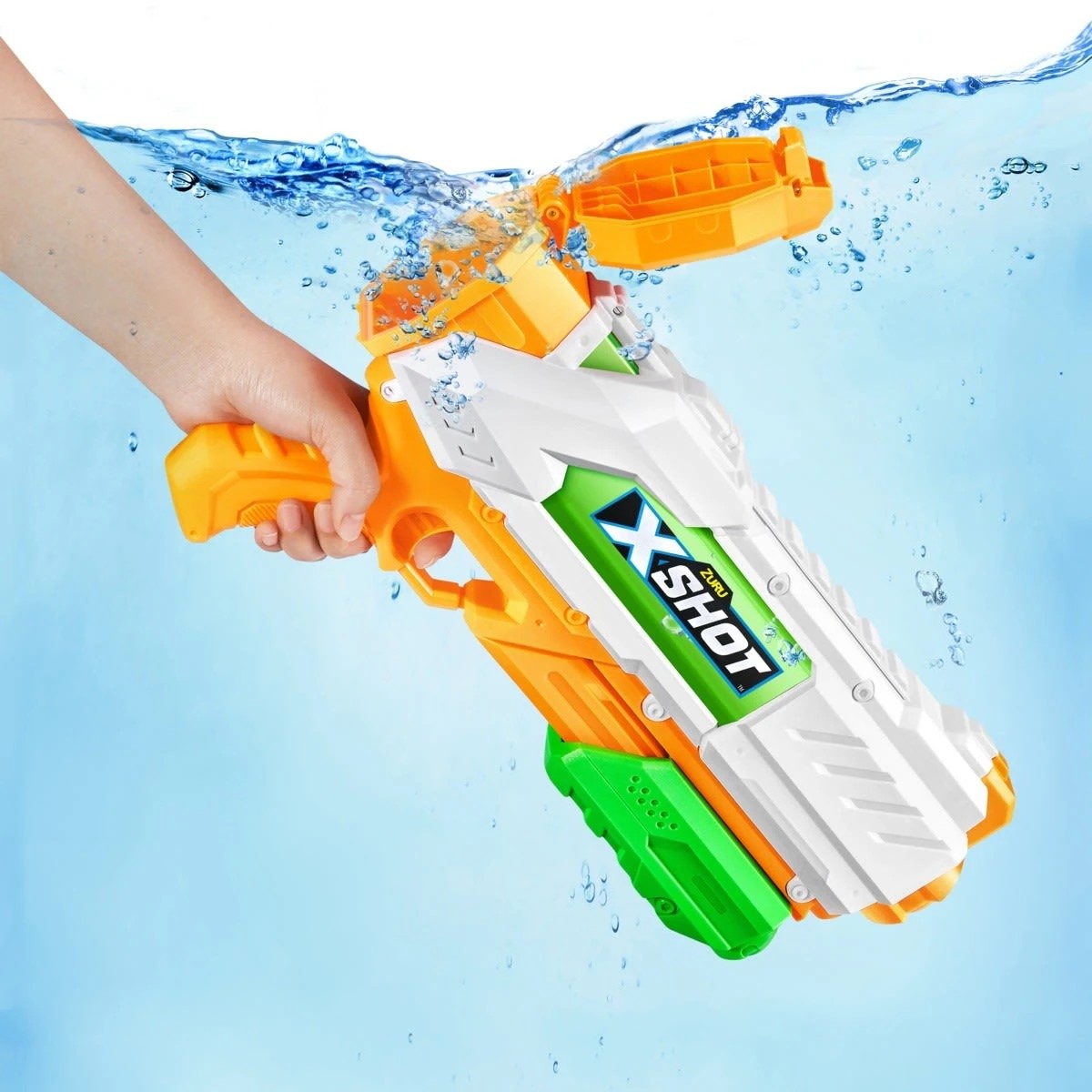8 Zuru X-Shot Bunch O Balloons Tropical Block Party Blaster and Self-Sealing Water Balloons Set, 8 of 11