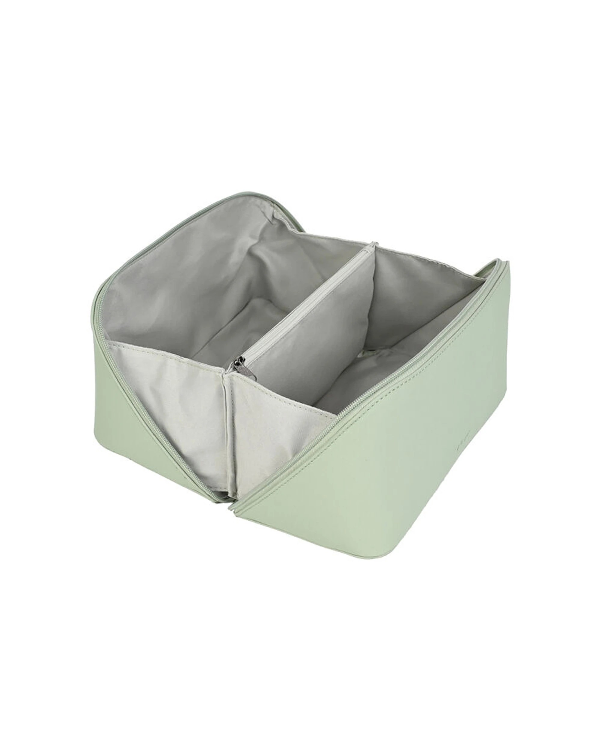 4 Kate Hill Travelling Make Up Cosmetic Bag Case Compact Organised 24x14.5x14.5cm Pistachio - Green, 4 of 7
