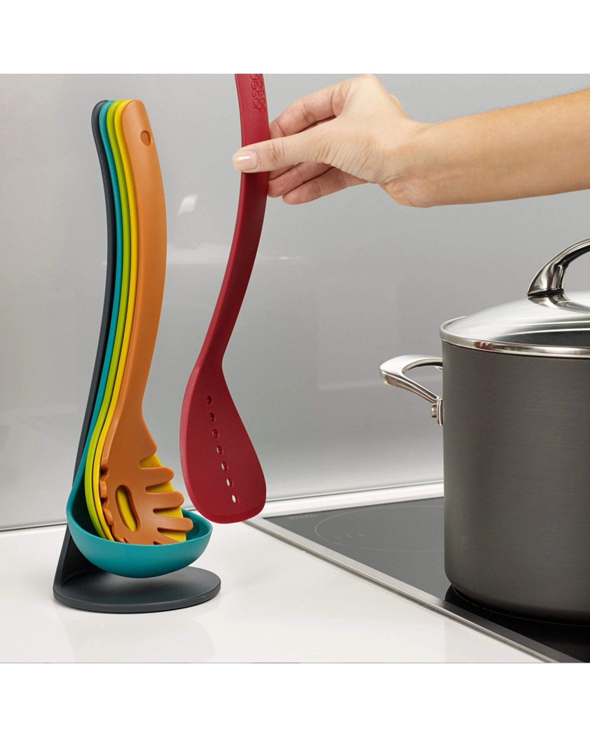 2 Joseph Joseph Nest Utensils Plus 6pc Kitchen Utensils Set Magnetic Handles - Multi, 2 of 4