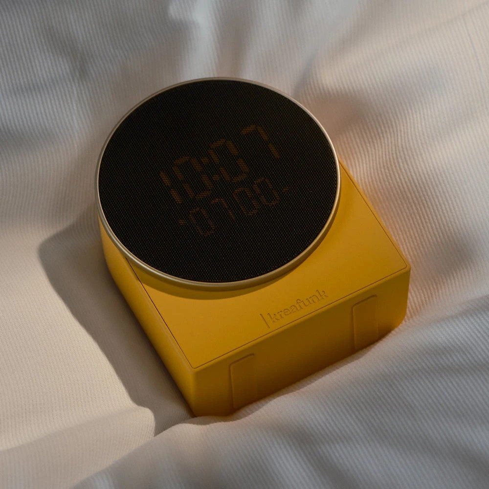 3 Kreafunk Ivy Alarm Clock W/ Bluetooth Speaker - Mango Burst - Orange, 3 of 3