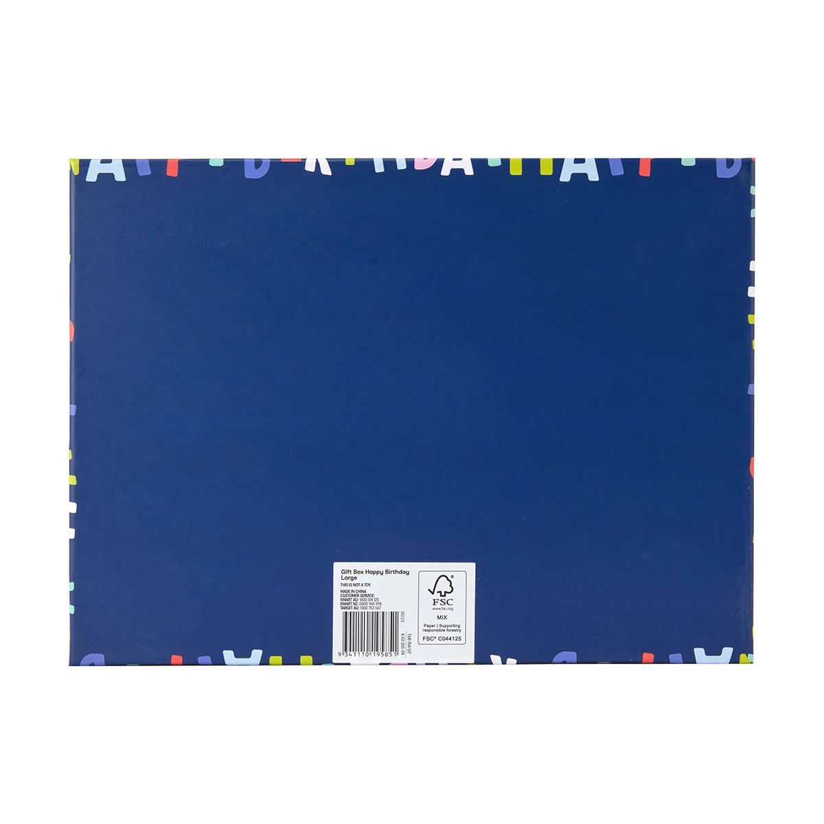 8 Happy Birthday Gift Box - Large, 8 of 8