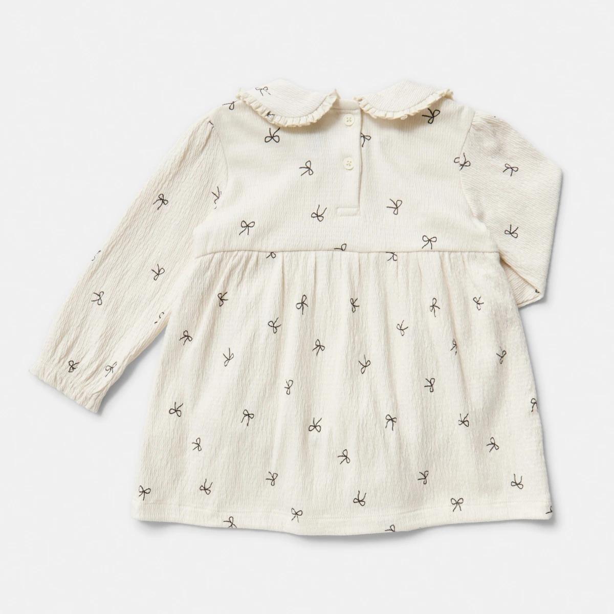 2 All Over Print Bodysuit Dress Egr Bows, 2 of 4