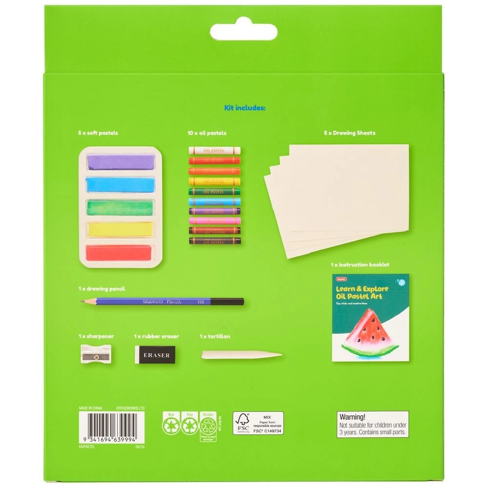 3 Kadink Learn and Explore Oil Pastel Art Set, 3 of 4