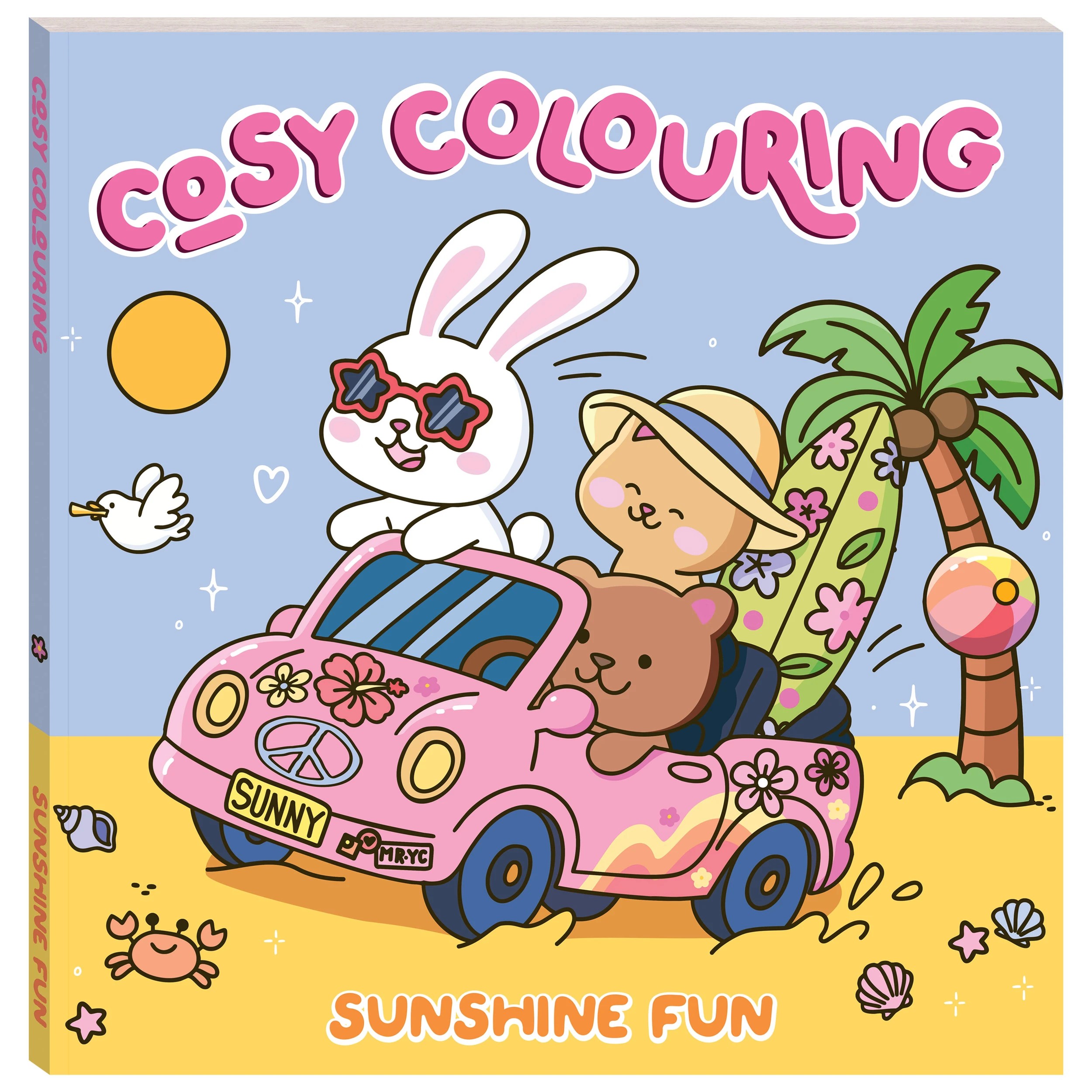 1 Cosy Colouring: Sunshine Fun - Book, 1 of 4