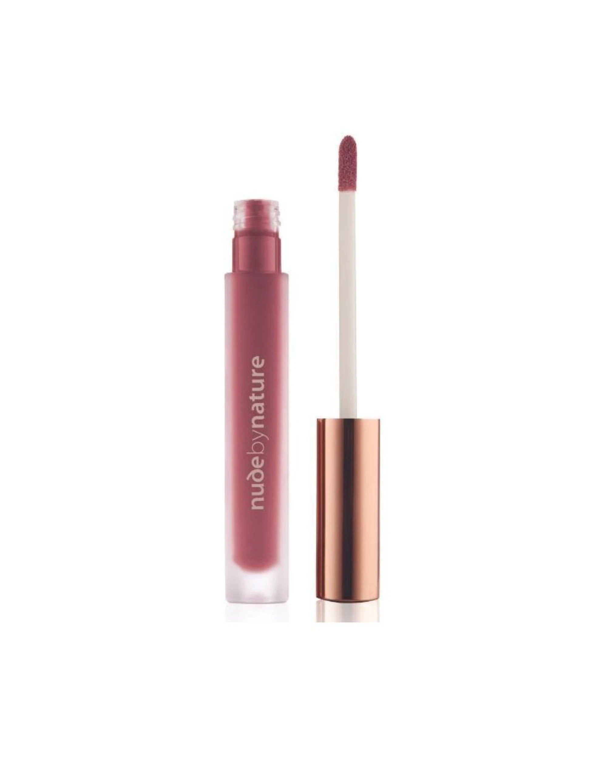 1 Nude by Nature Satin Liquid Lipstick 3.75mL - 07 Orchid - Purple, 1 of 2