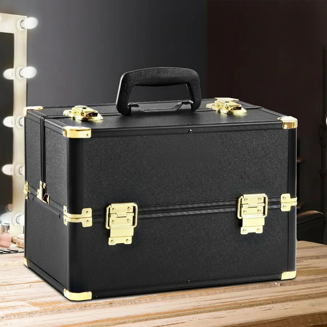 9 Embellir Beauty Makeup Case Travel Organiser Bag Cosmetic Storage Portable Box - Multi, 9 of 9