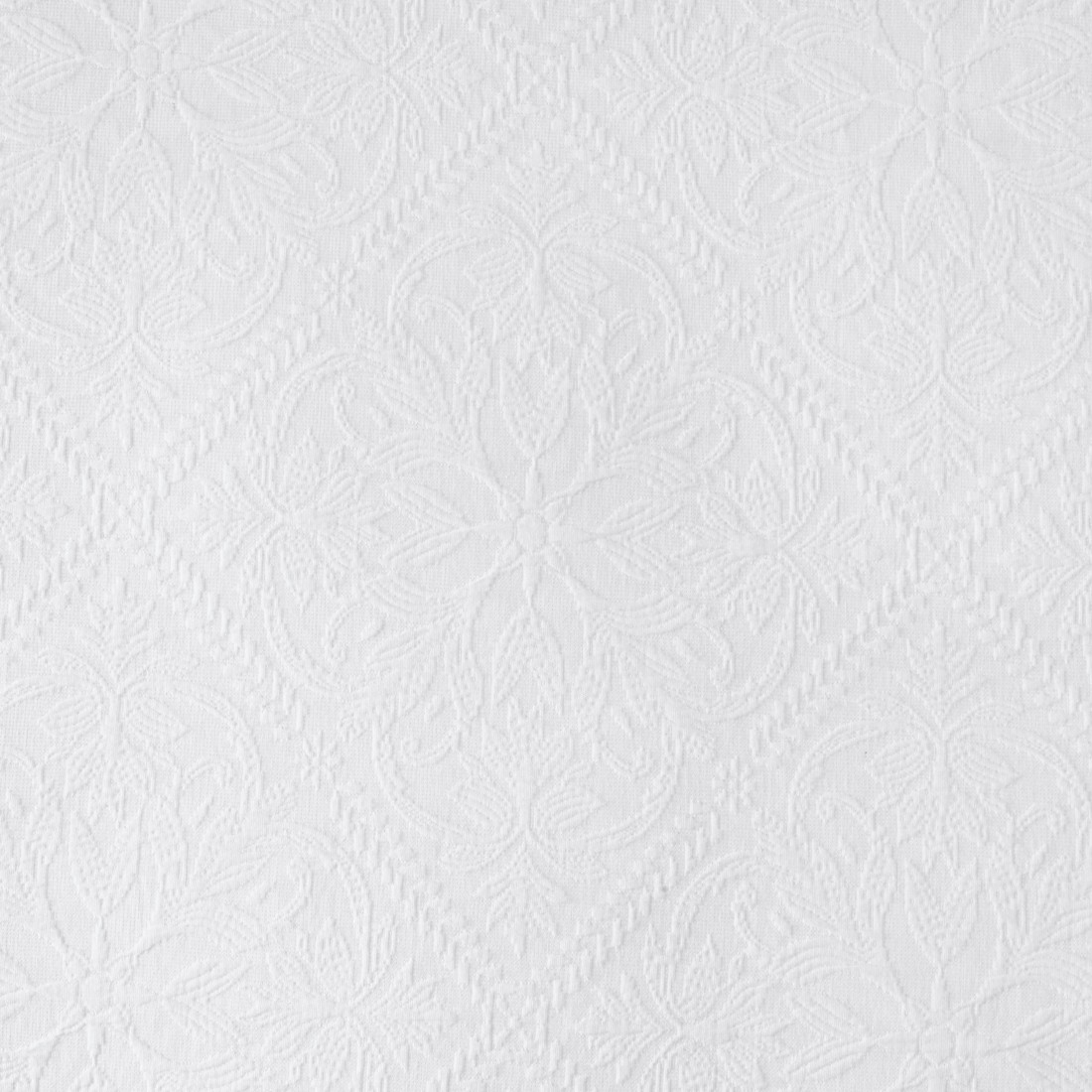 7 Cora Matelasse Australian Cotton Quilt Cover Set - King Bed, White, 7 of 7