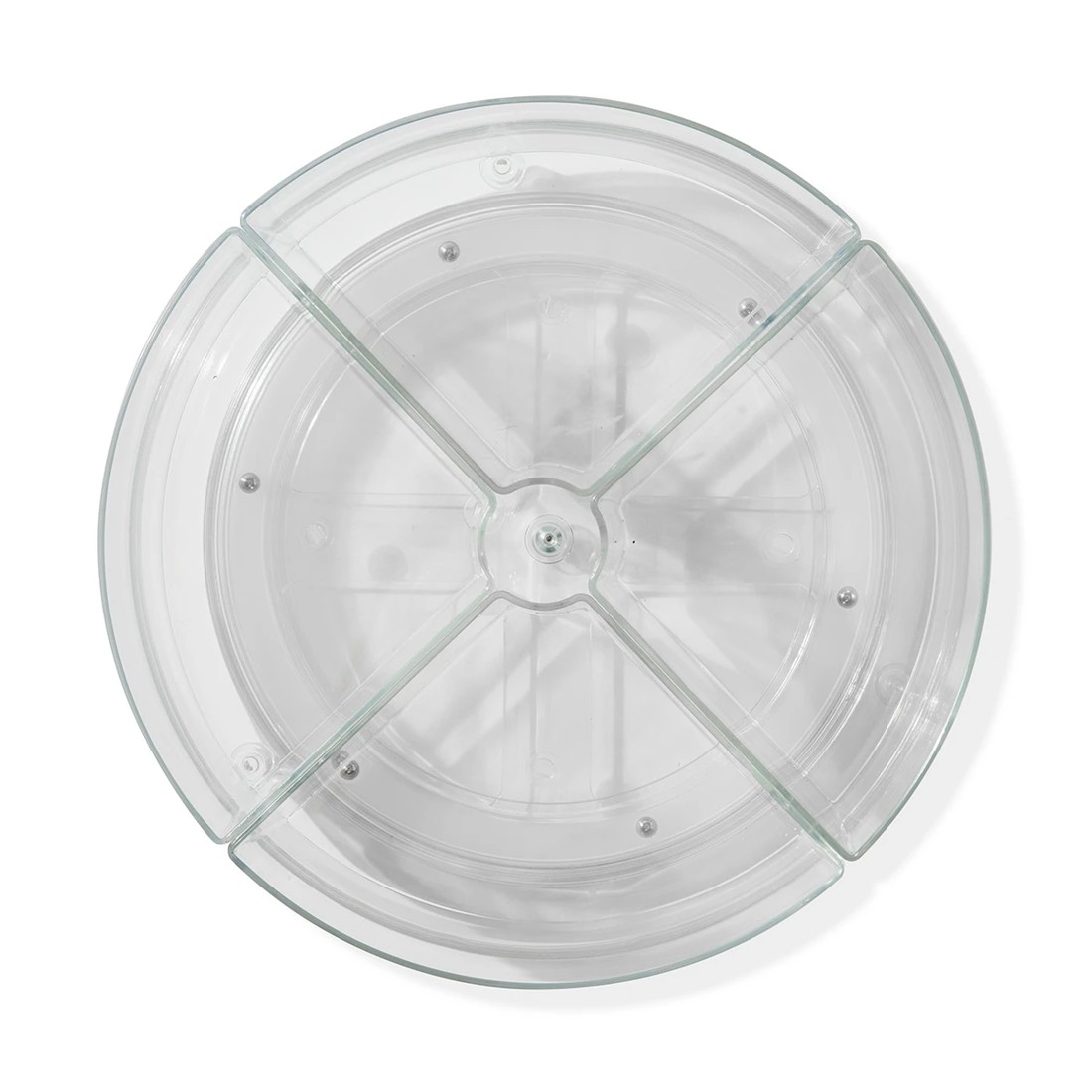 1 Plastic Turntable with Bins, 1 of 9