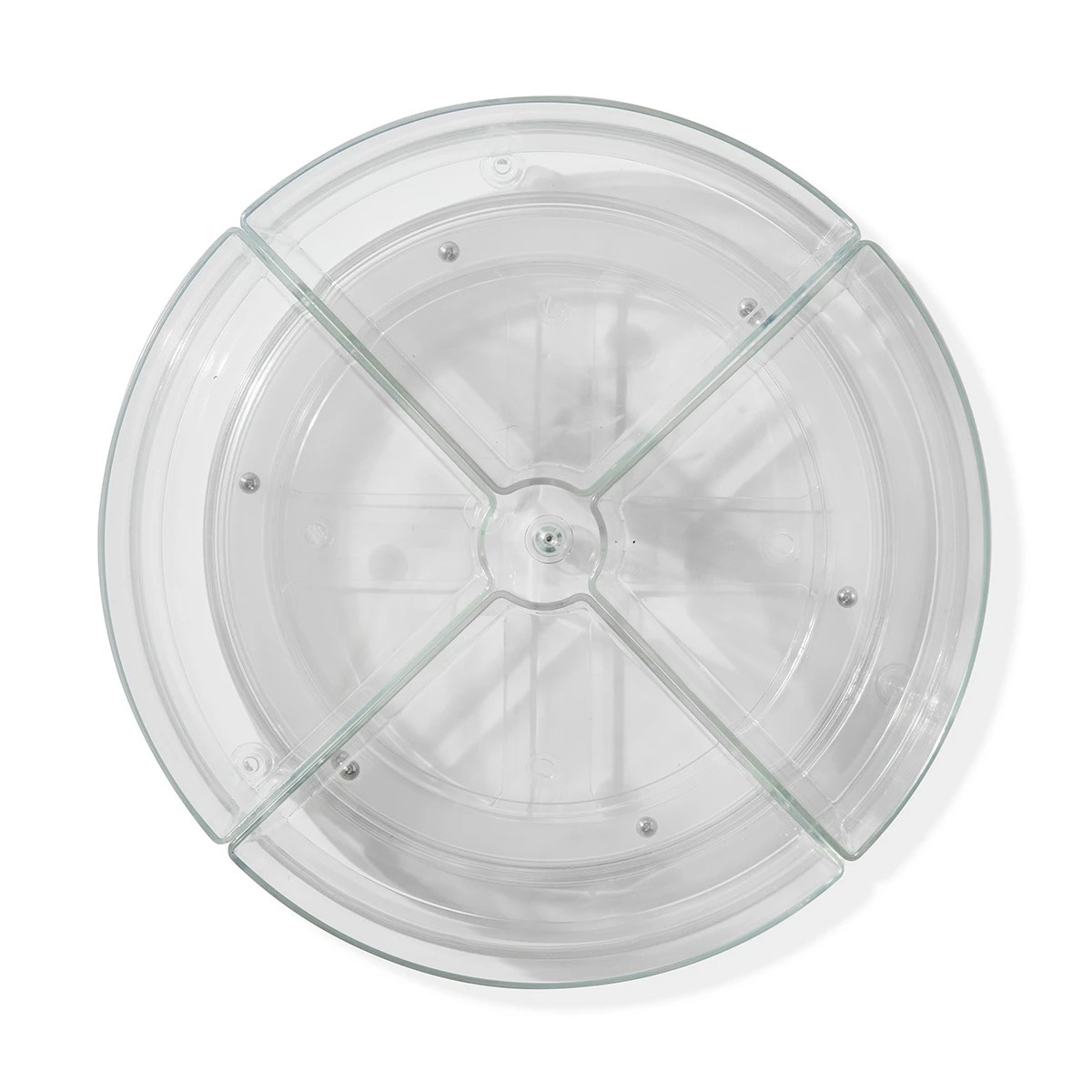 1 Plastic Turntable with Bins, 1 of 9