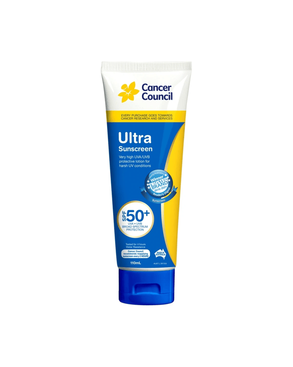 Cancer Council SPF 50+ Ultra Sunscreen 110ml