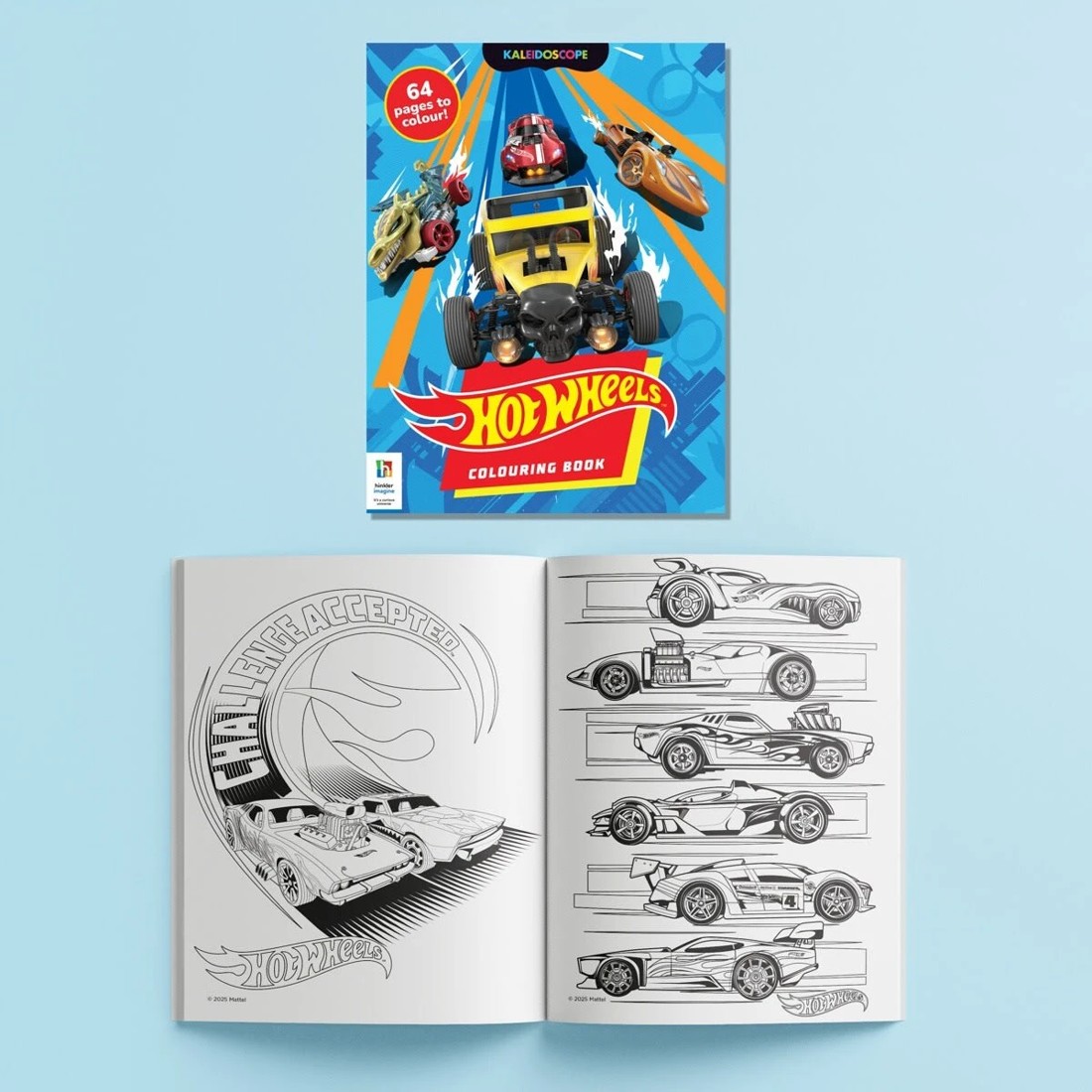 6 Kaleidoscope Hot Wheels Colouring and Activity Kit - Book, 6 of 6