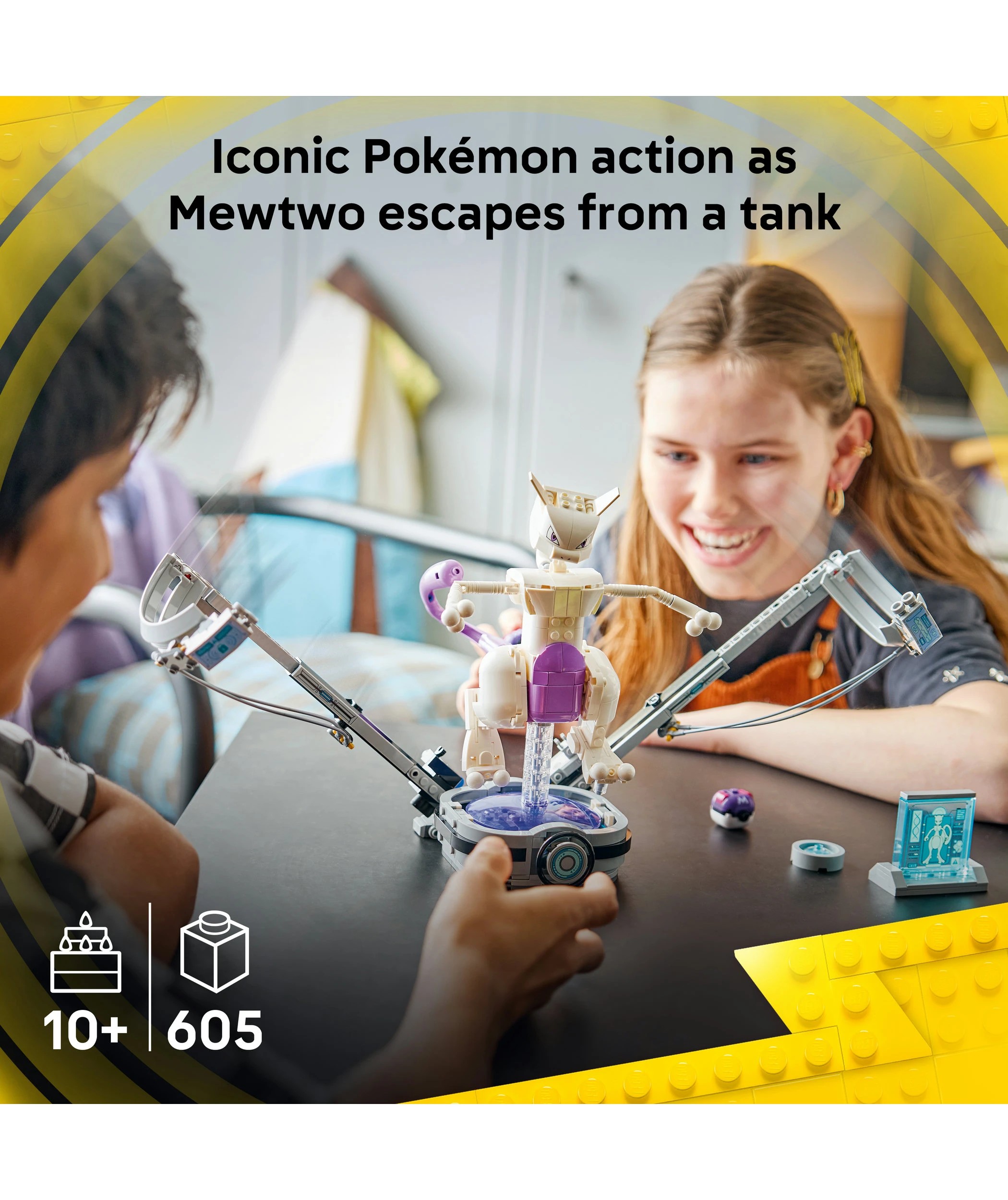 4 LEGO Pokemon SMART Play: Mewtwo's Lab Break 72163, 4 of 11