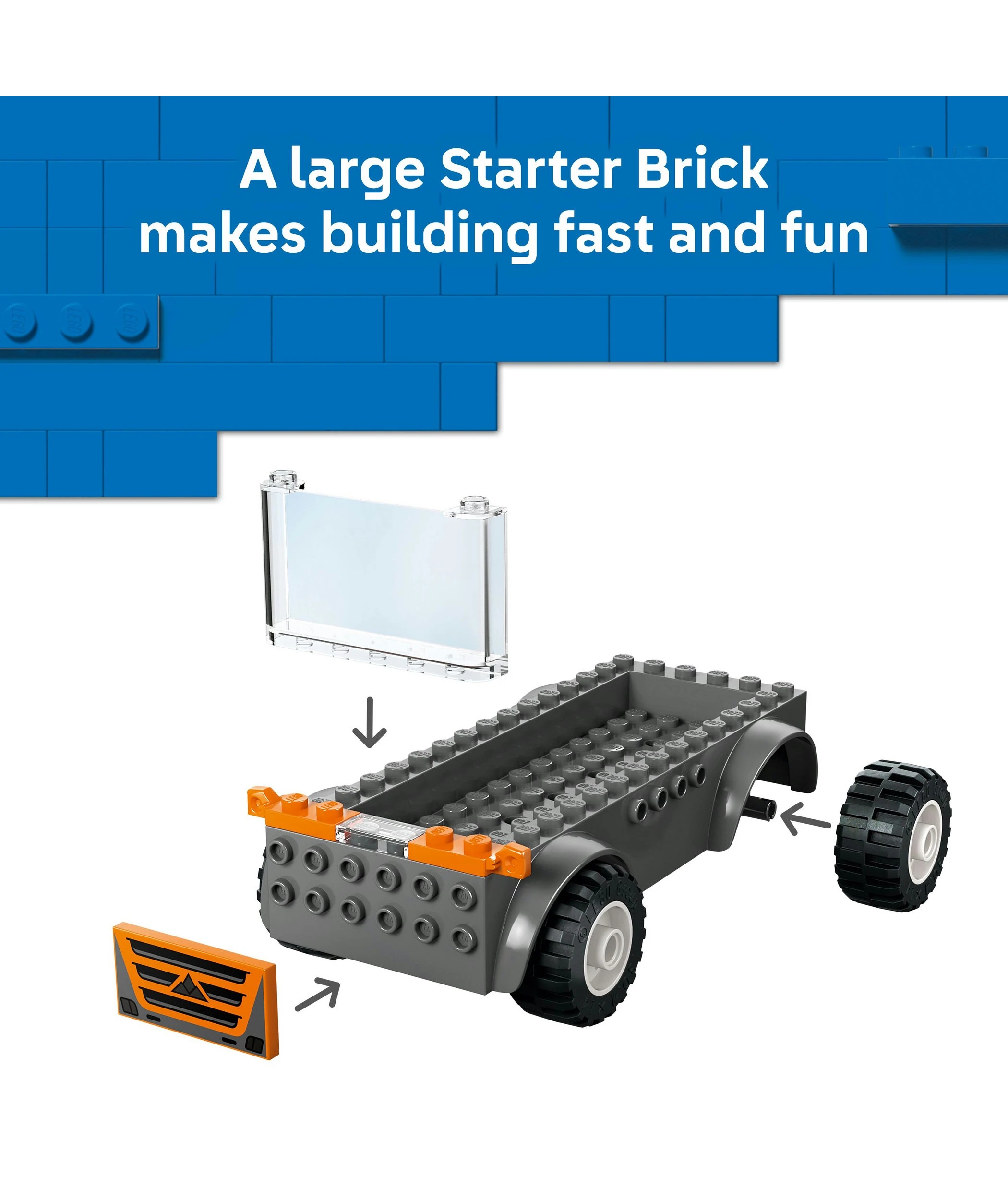 4 LEGO City Motorcycle Transporter 60491, 4 of 10