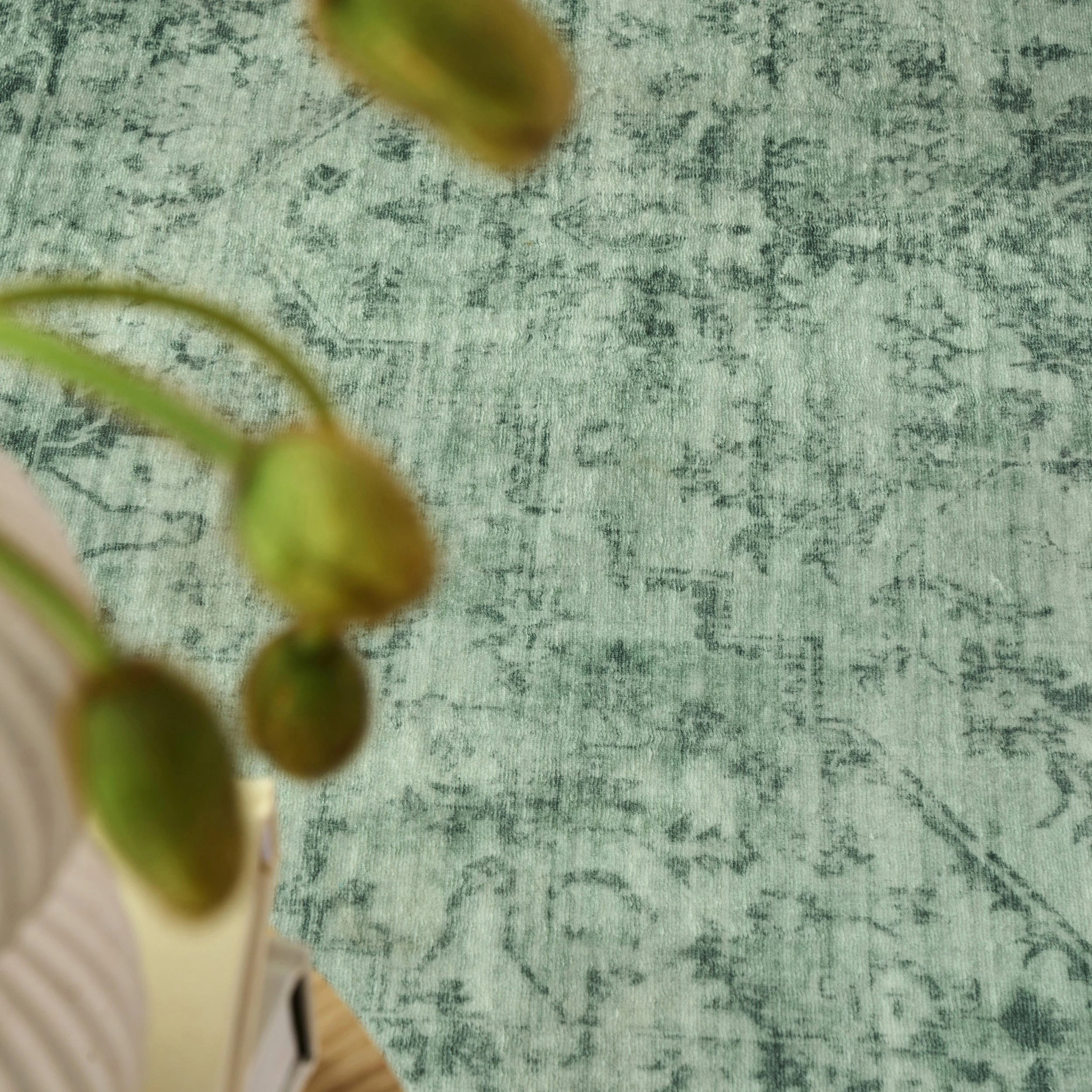 3 Common Ground Rugs Opaline Washable 220x150cm - Medium Floor Rug - Green, 3 of 9