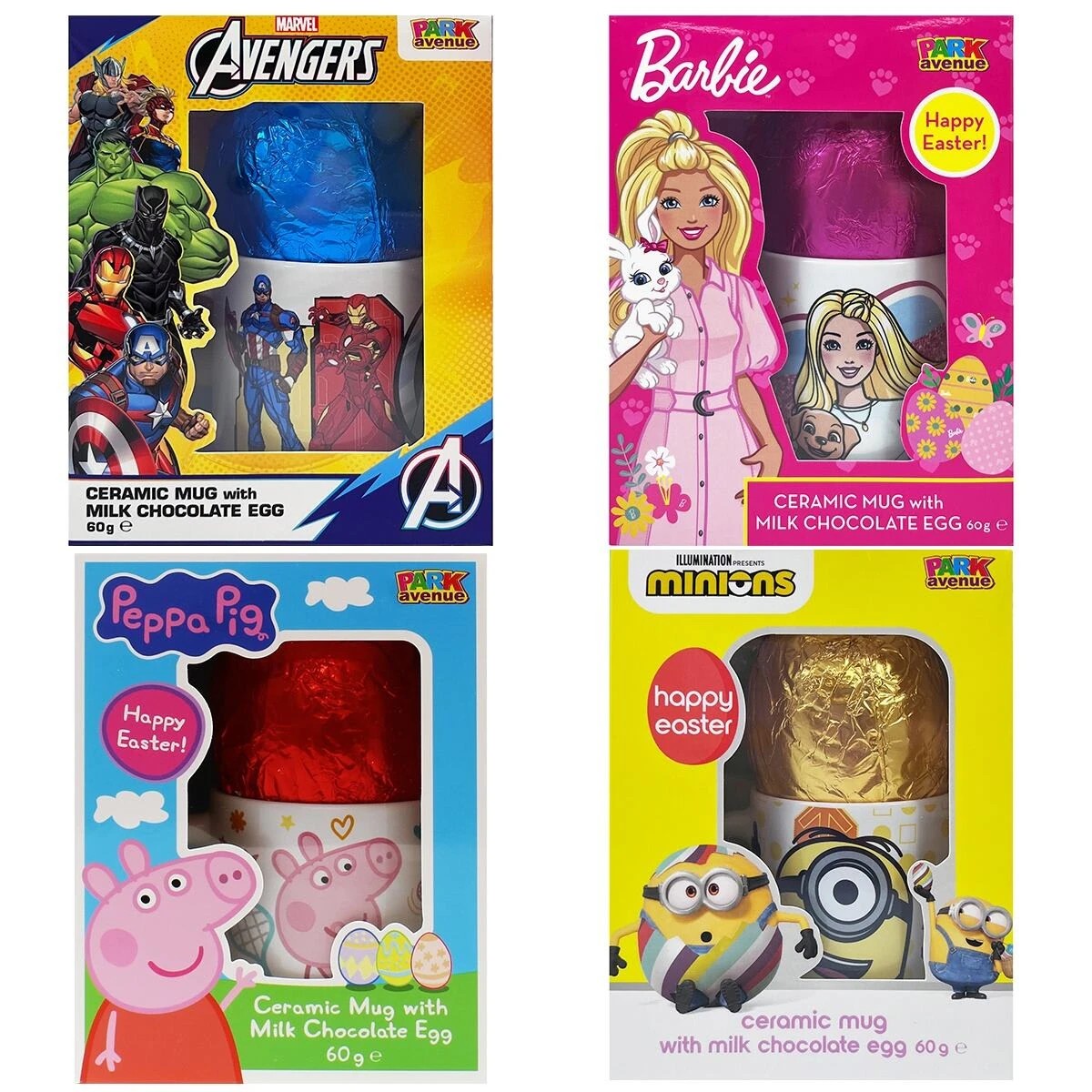 1 Park Avenue Ceramic Mug with Milk Chocolate Egg 60g - Assorted, 1 of 10