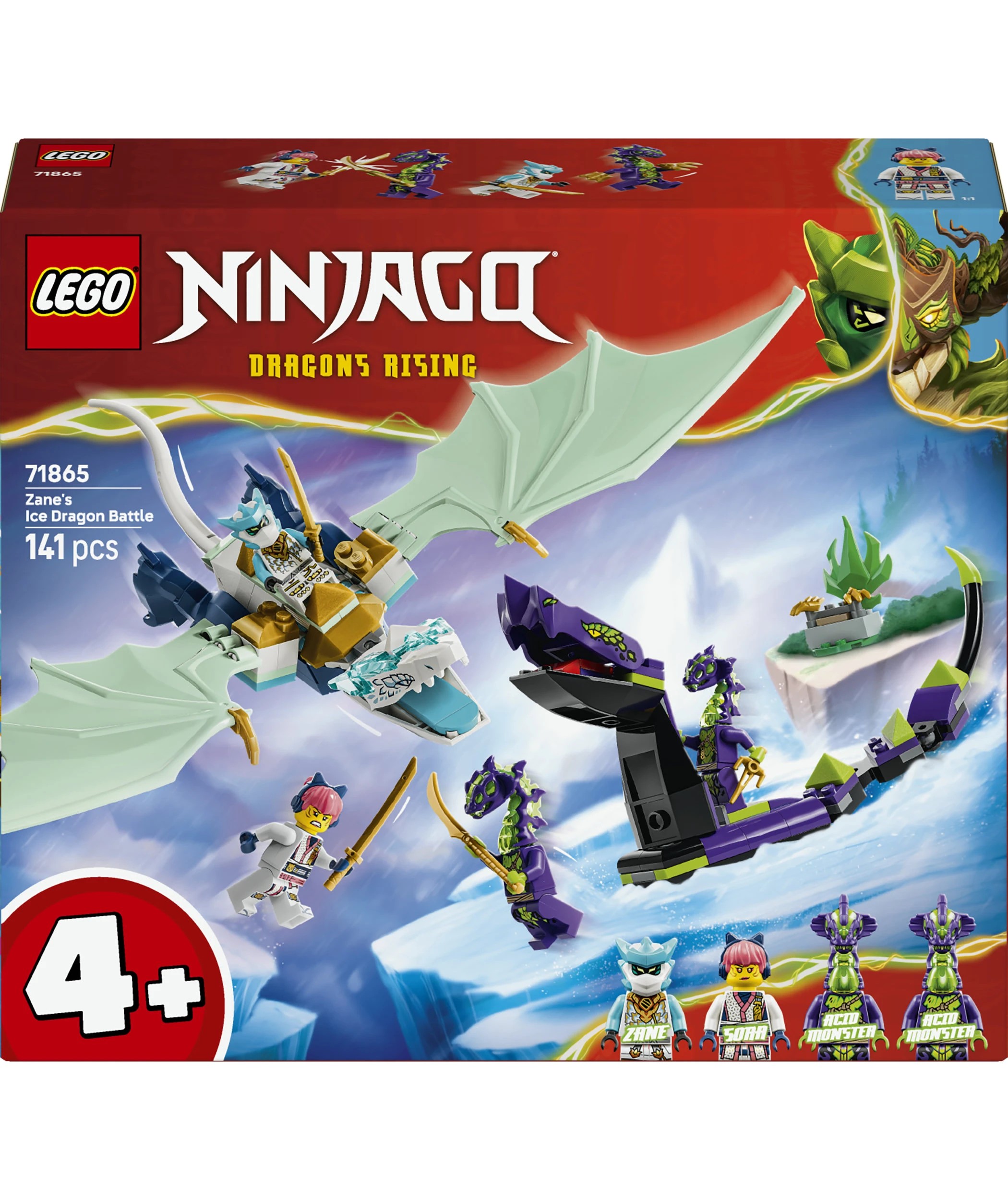 1 LEGO Ninjago Zane's Ice Dragon Battle 71865, 1 of 9