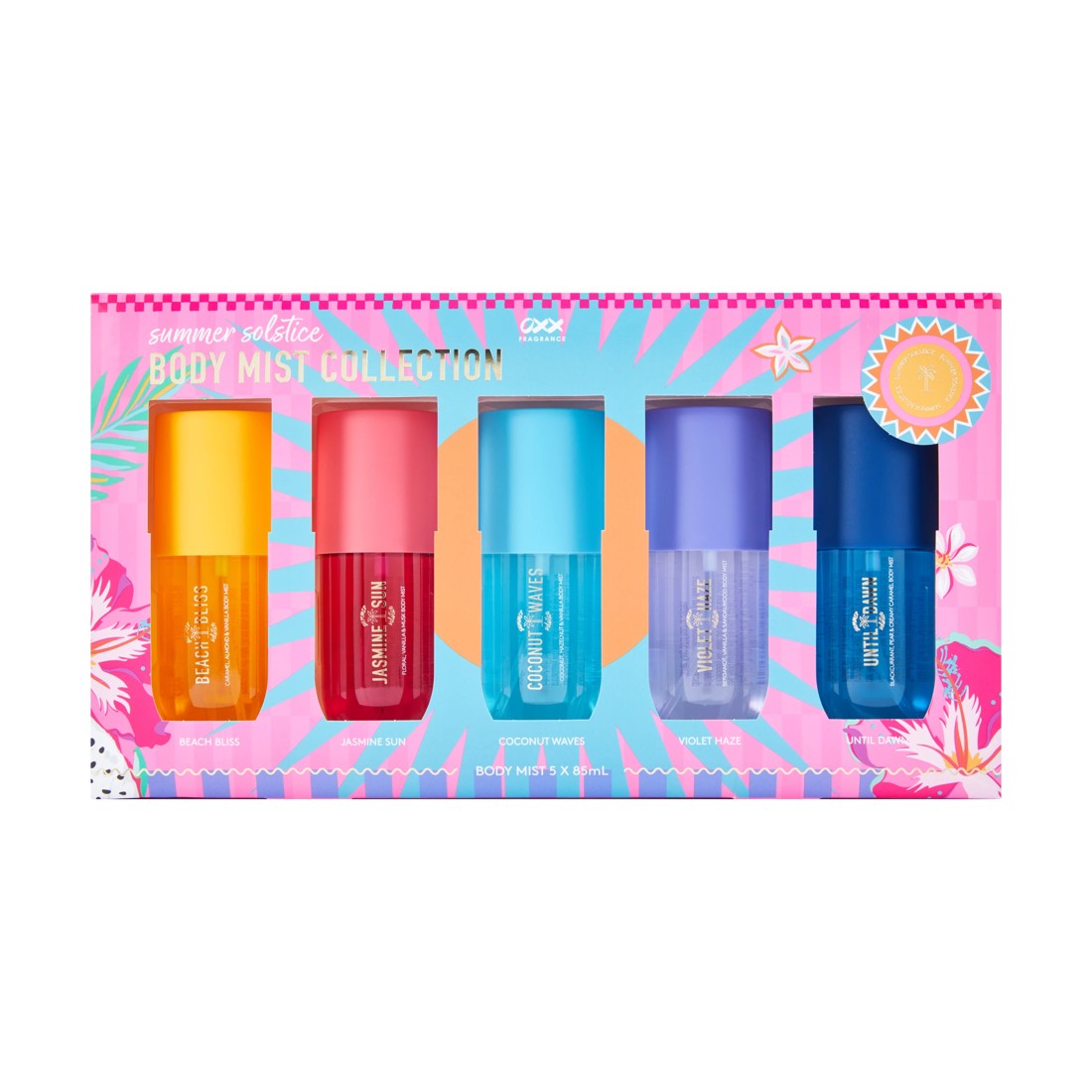 1 OXX Fragrance 5 Piece Summer Solstice Body Mist Collection, 1 of 5