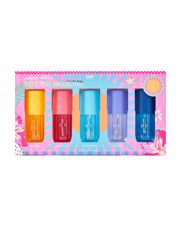 OXX Fragrance 5 Piece Summer Solstice Body Mist Collection
