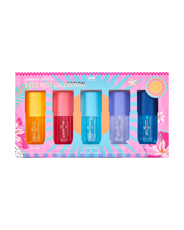 OXX Fragrance 5 Piece Summer Solstice Body Mist Collec