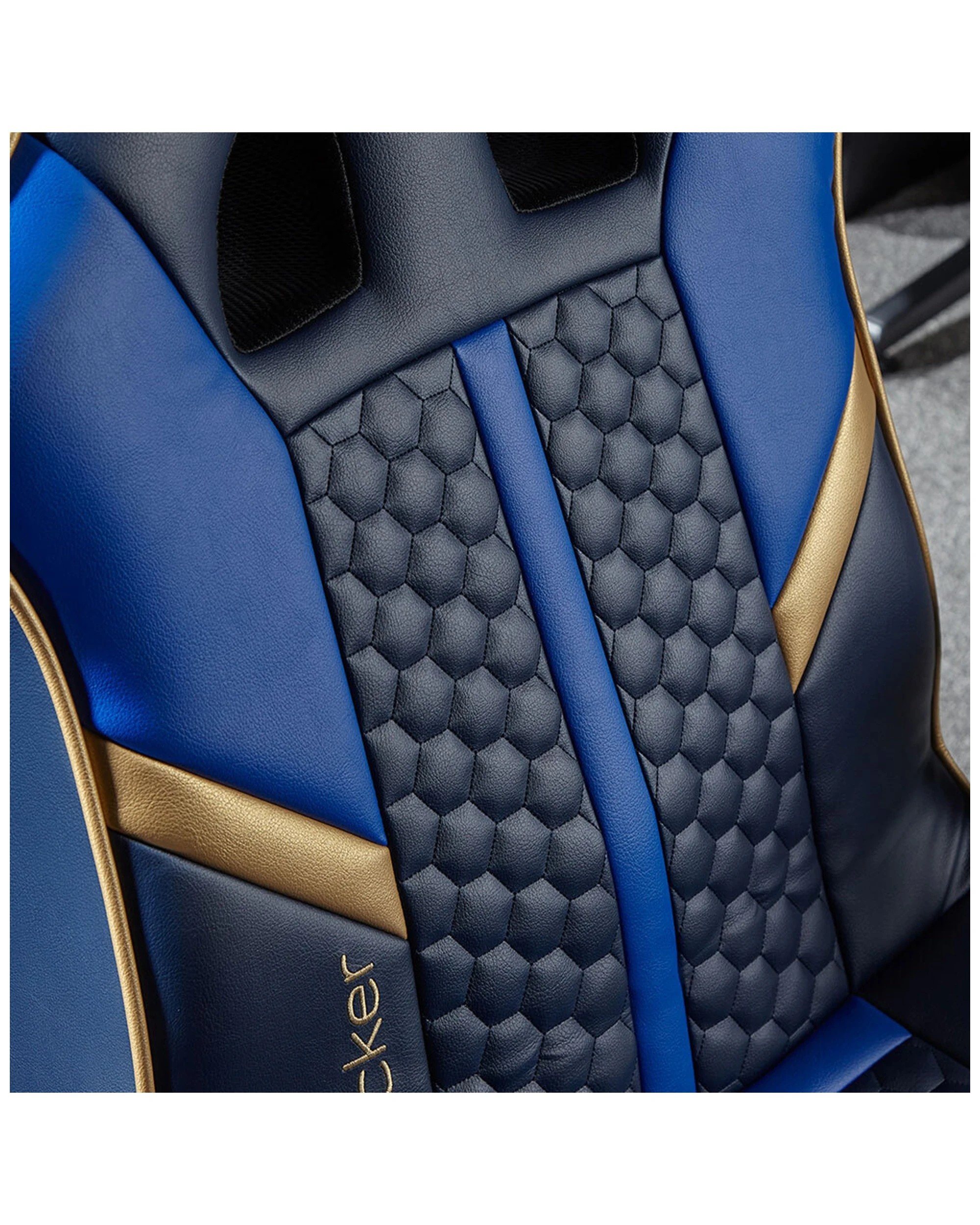 5 X Rocker Adrenaline 2.1 Tooth Audio Gaming Chair With Vibration
 - Blue, 5 of 7