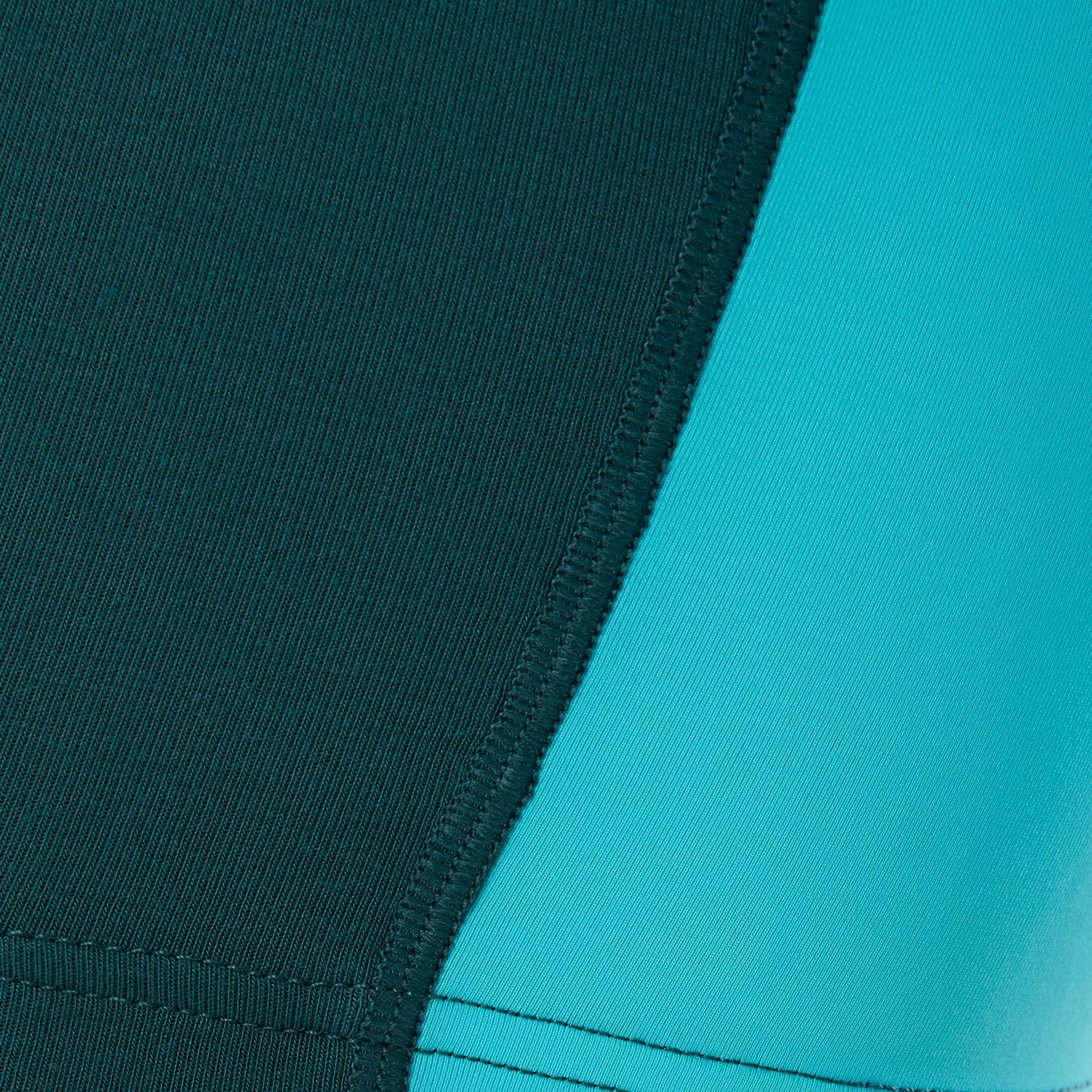 5 Bamboo Mid Length Trunks with Glide Panels TEAL, 5 of 7