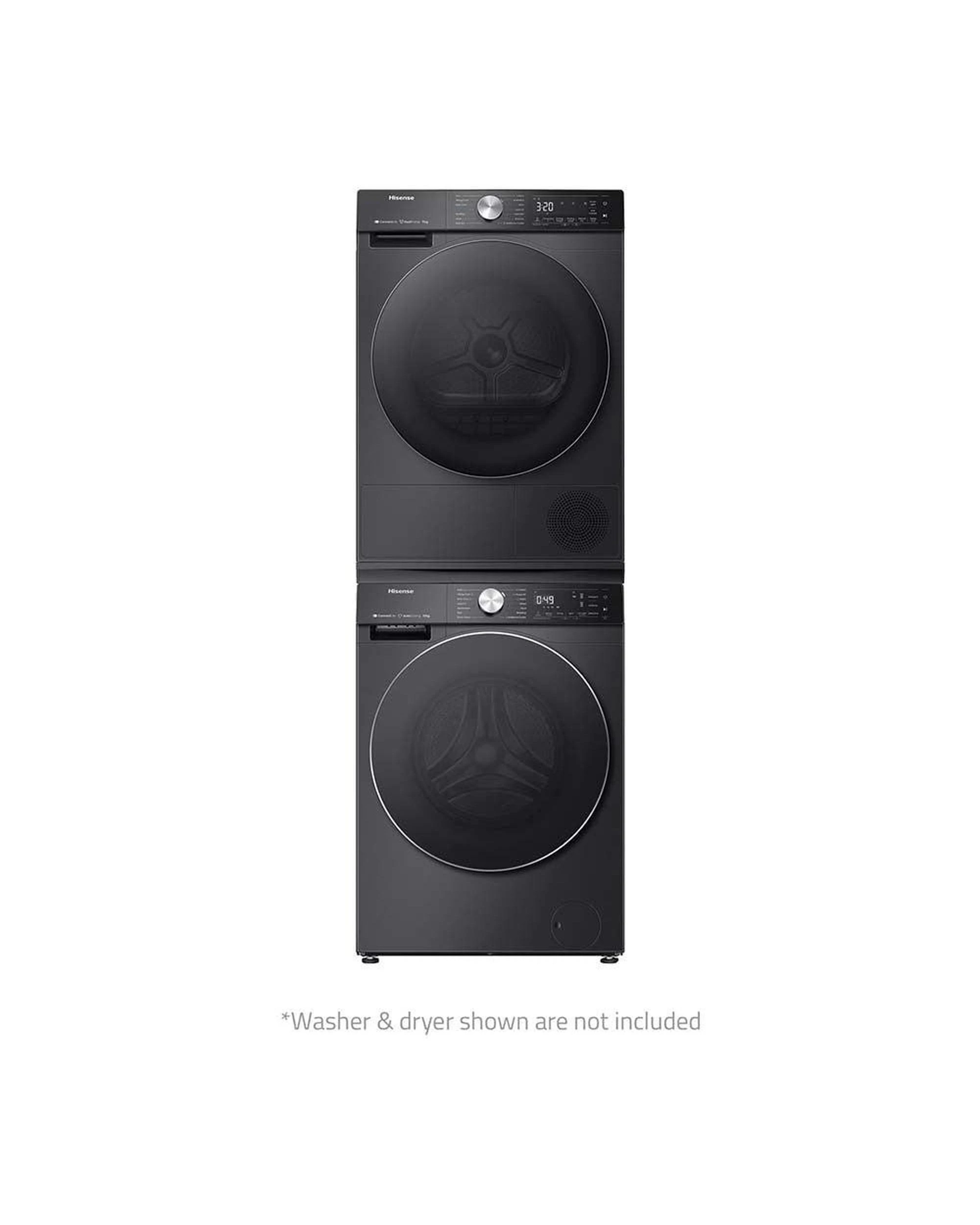 3 Hisense HPSS90AB Laundry Stacking Kit for Washers and Dryers, Black - Black, 3 of 3
