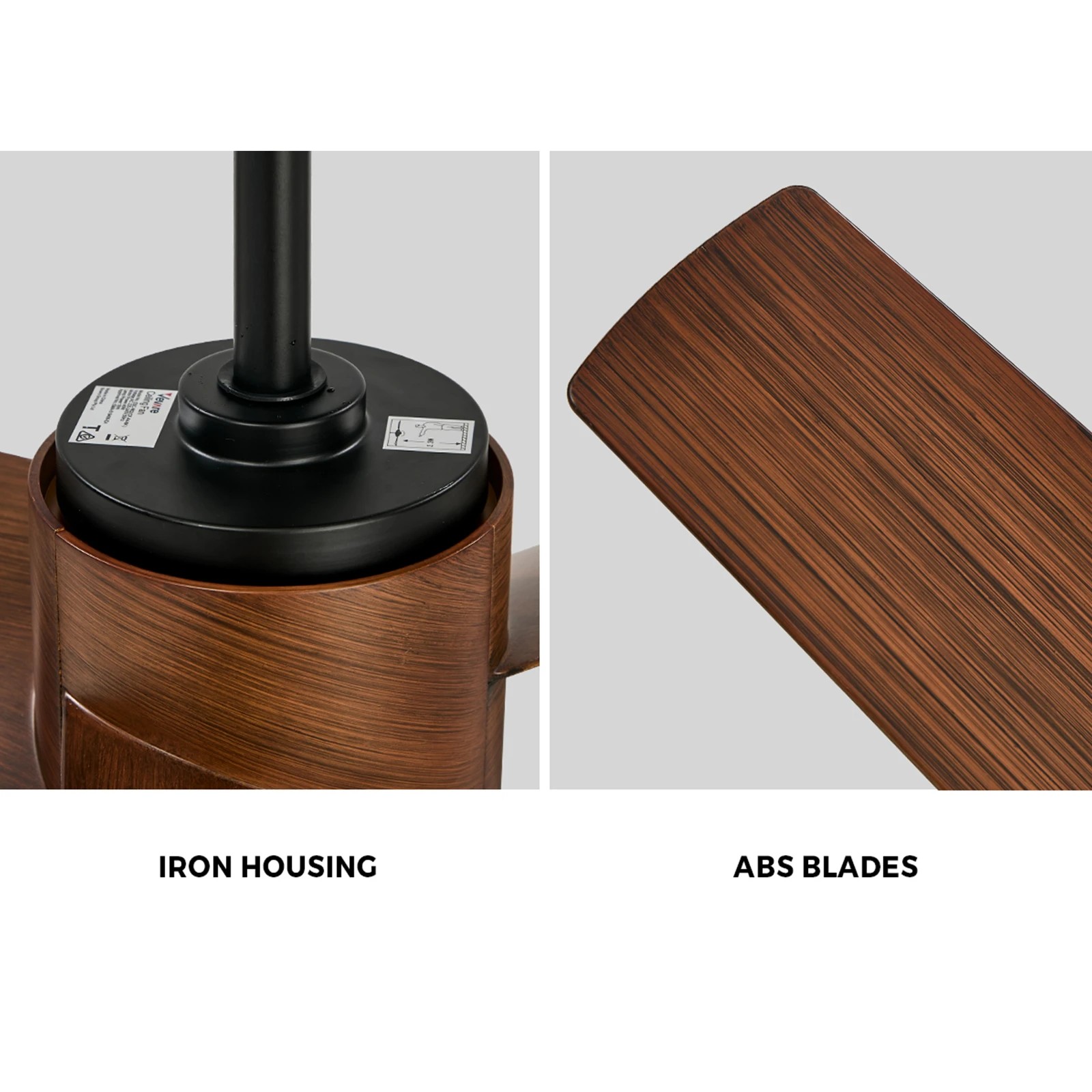 8 Vevare 132cm DC Ceiling Fan with LED Light 5 Speed, 8 of 10