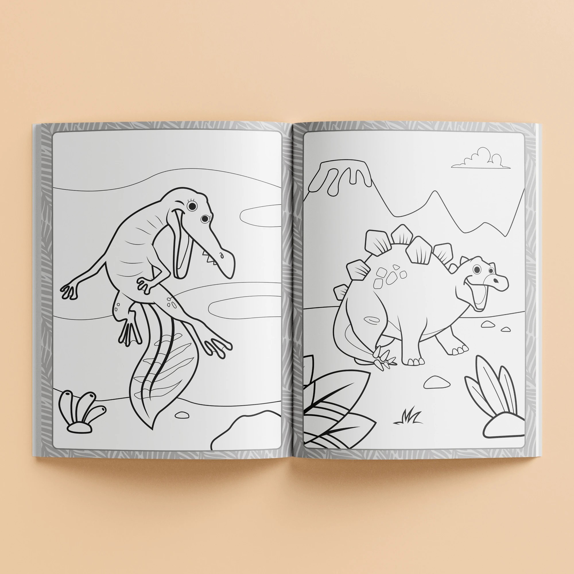 2 Mega Colouring Dinosaurs by Ed Myer - Book, 2 of 4