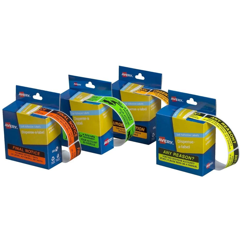 2 Avery 'Friendly Reminder' Printed Labels 19 x 64mm 125 Pack, 2 of 2