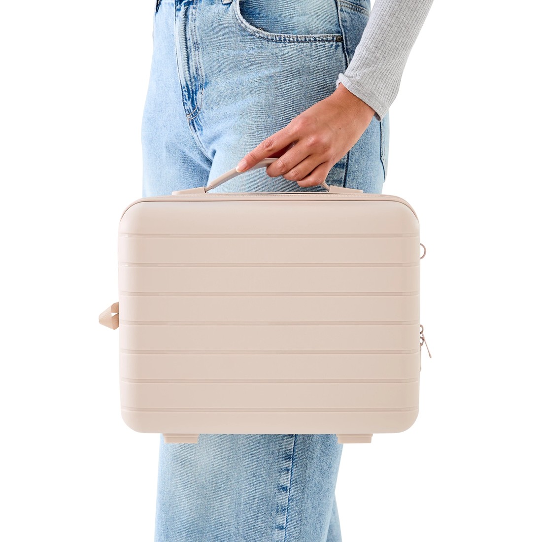 2 Vanity Case with Strap - Cream, 2 of 10