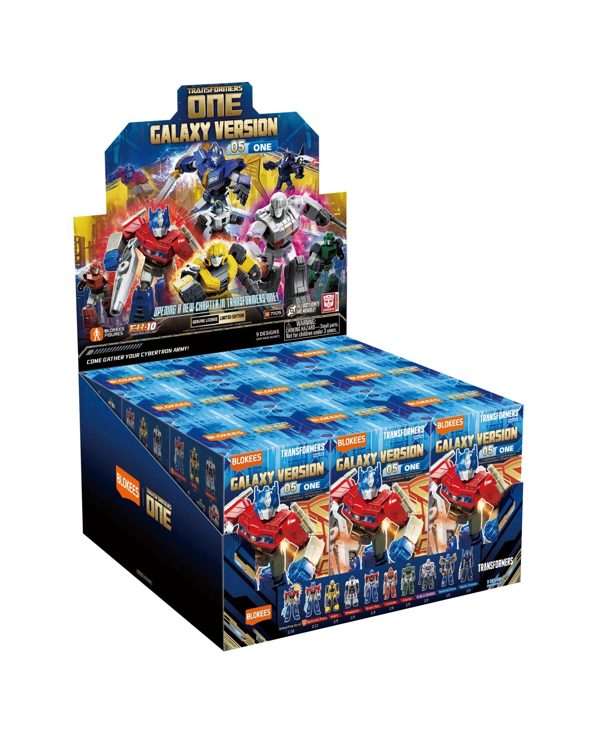 1 Blokees Transformers Galaxy Version 05 One Model Kit Blind Box - Set of 9, 1 of 4
