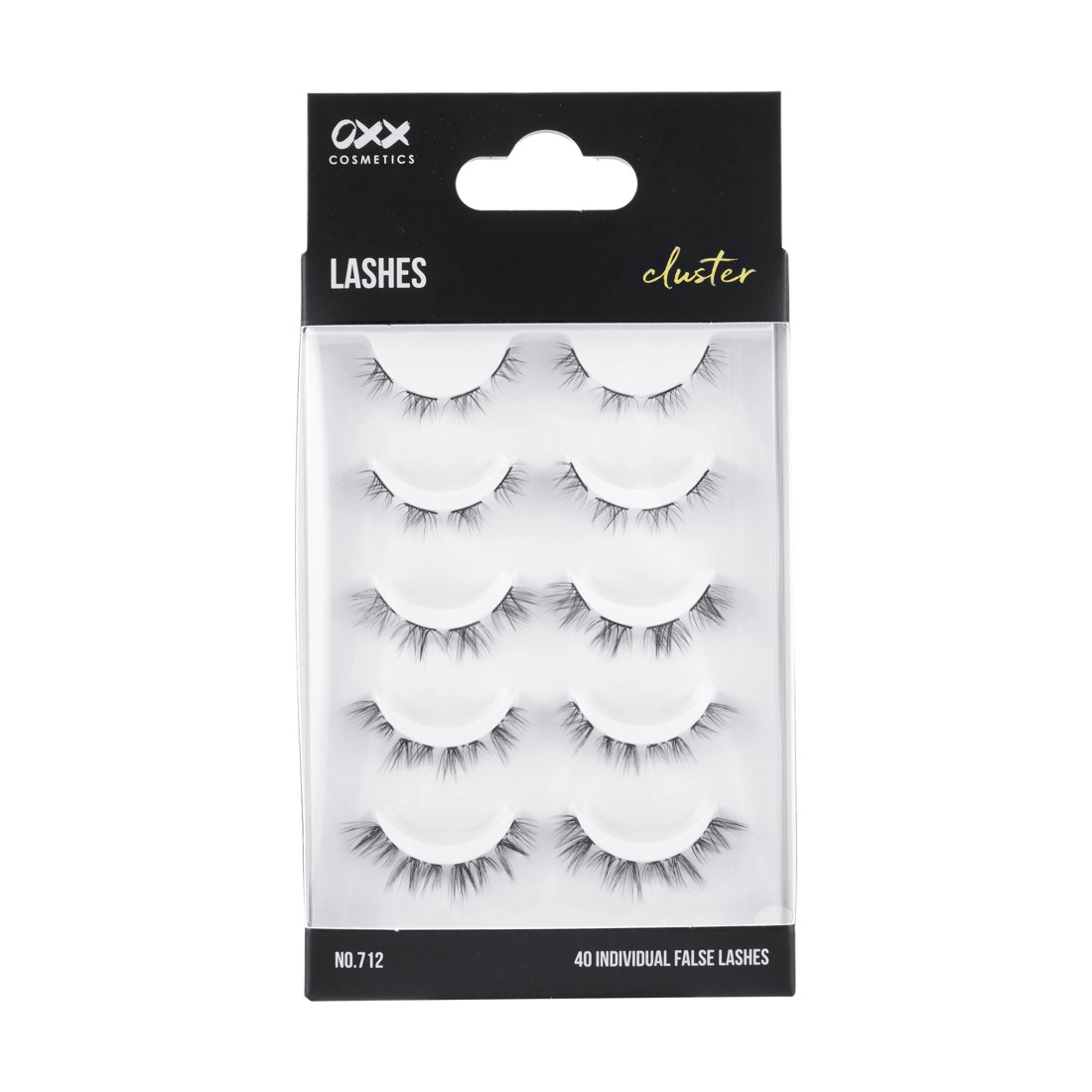 1 OXX Cosmetics 40 Pack Cluster False Lashes - No. 712, 1 of 5