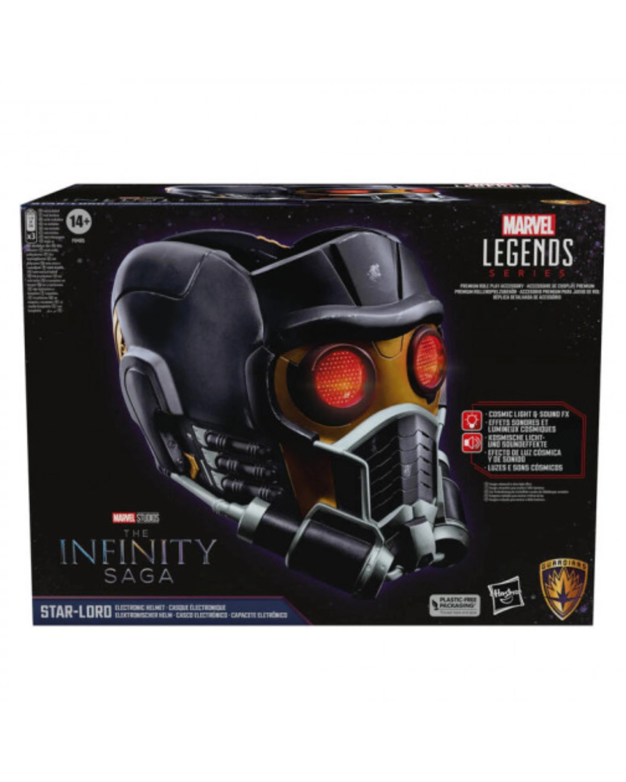 1 Marvel Legends Series The Infinity Saga Star-Lord Roleplay Helmet, 1 of 3