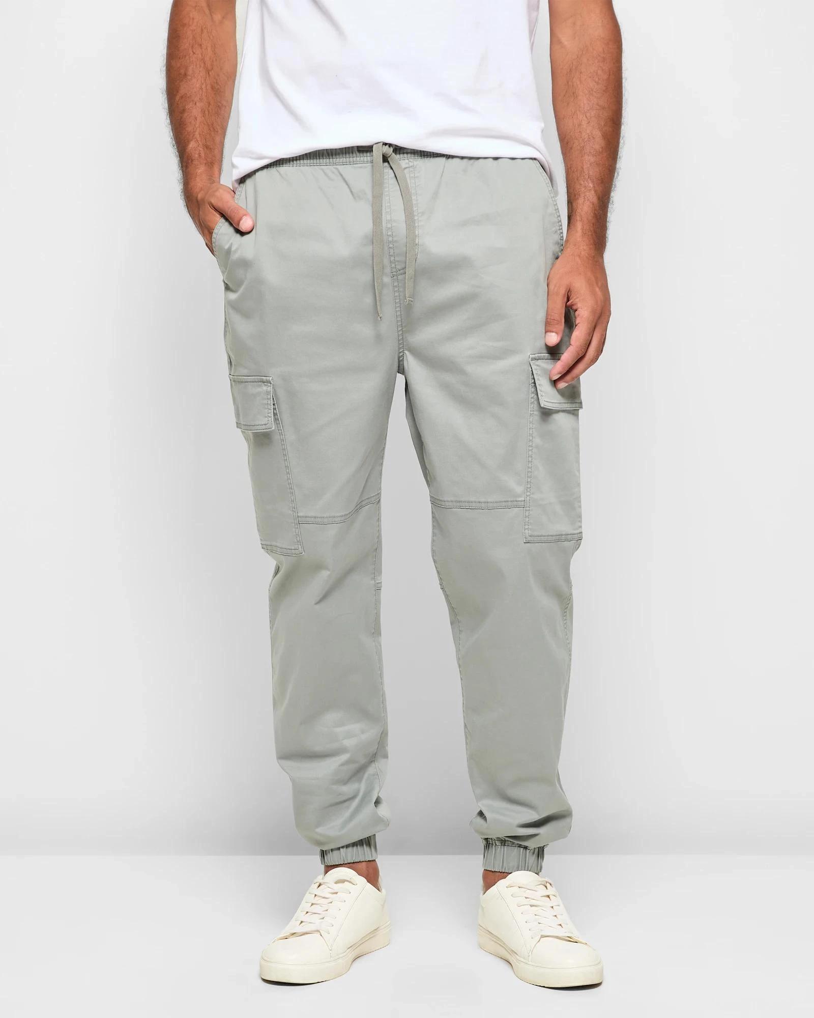 1 Target Man Australian Cotton Cargo Jogger Pants STORM GREY, 1 of 5