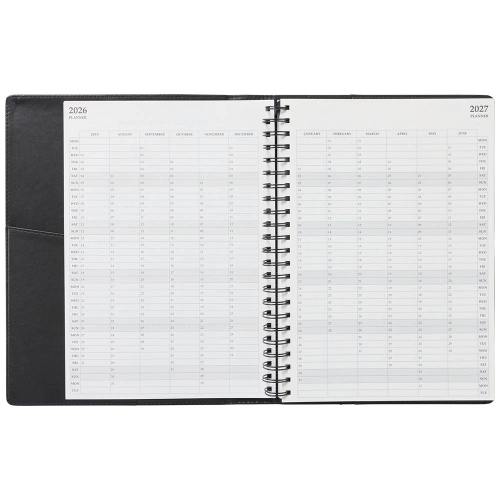 4 J.Burrows A4 Day to Page Executive FY26/27 Diary Black, 4 of 7