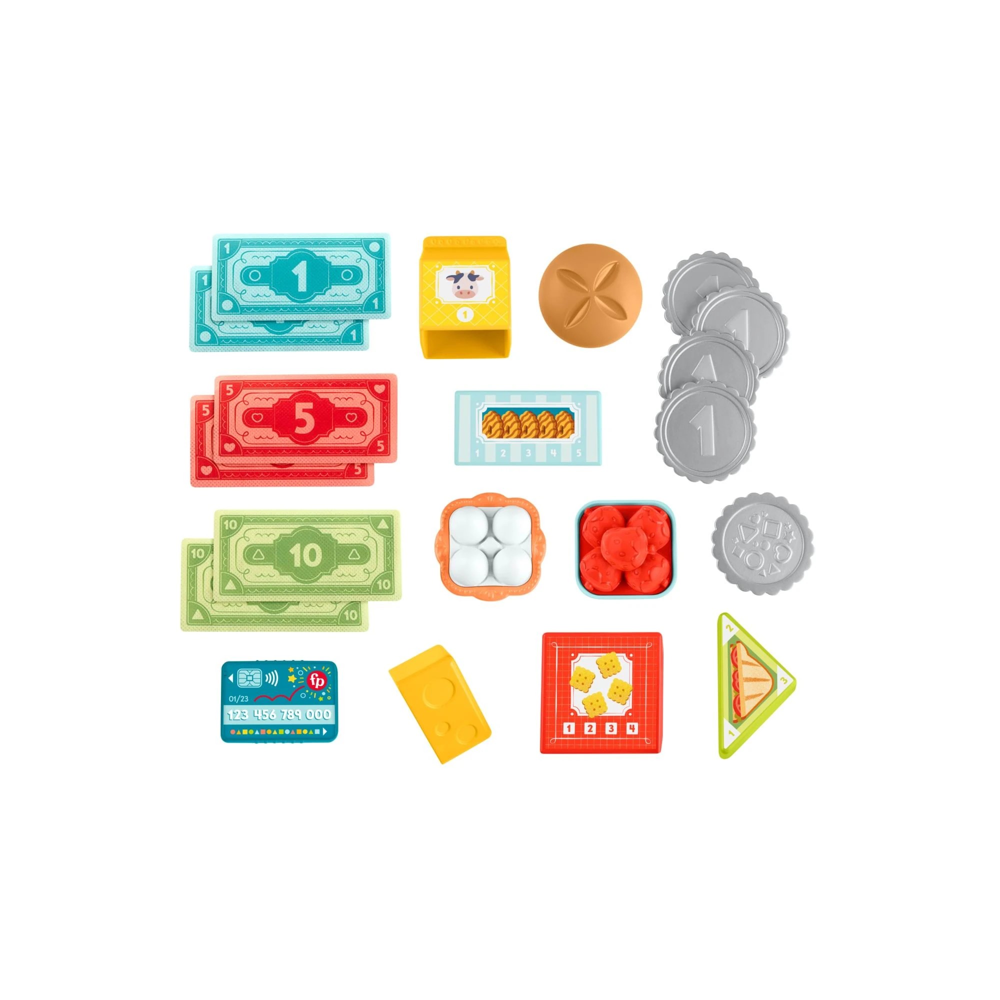 3 Fisher-Price Laugh & Learn Count & Shop Cash Register, 3 of 6