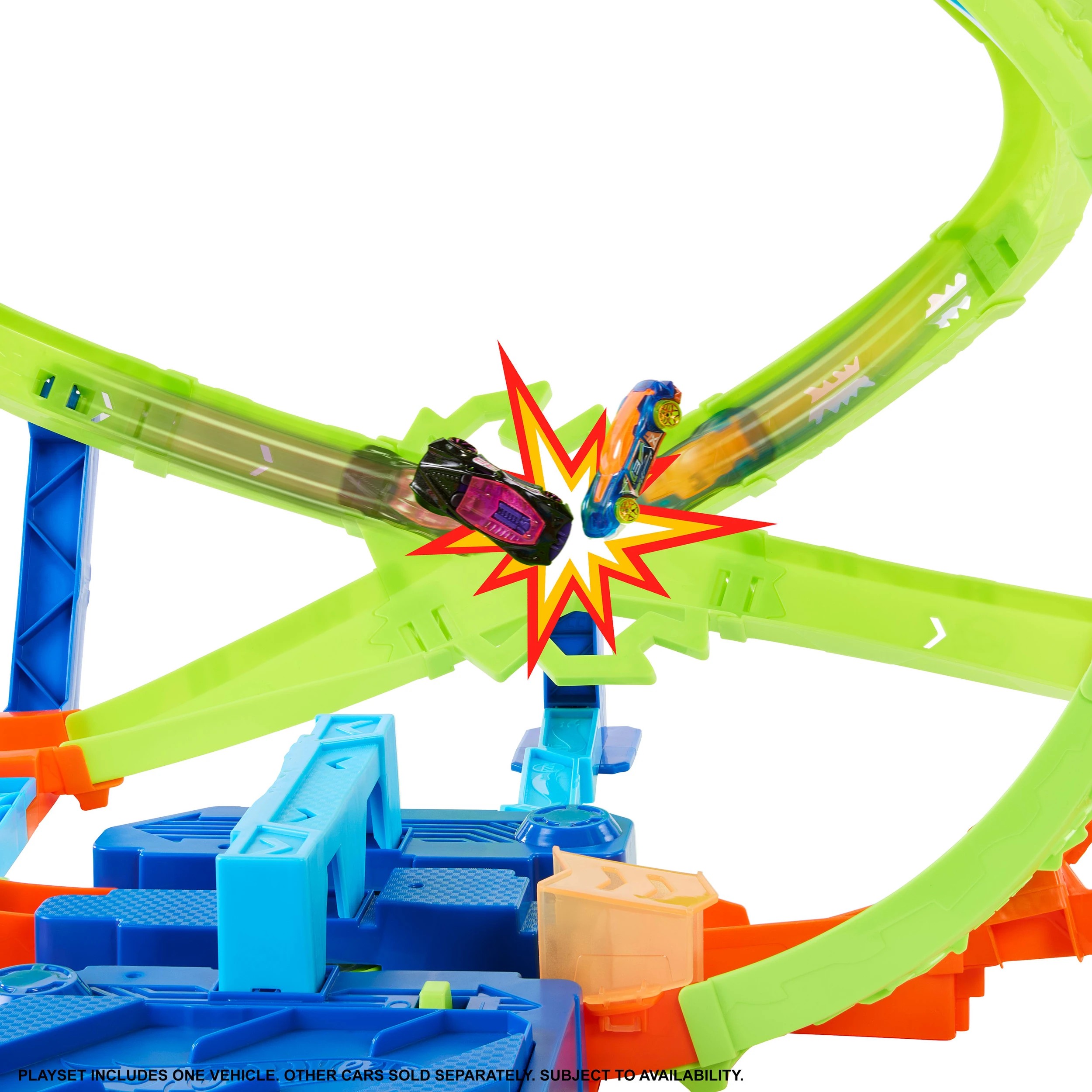 5 Hot Wheels Stunt Tracks Hypersphere Crash Playset, 5 of 5