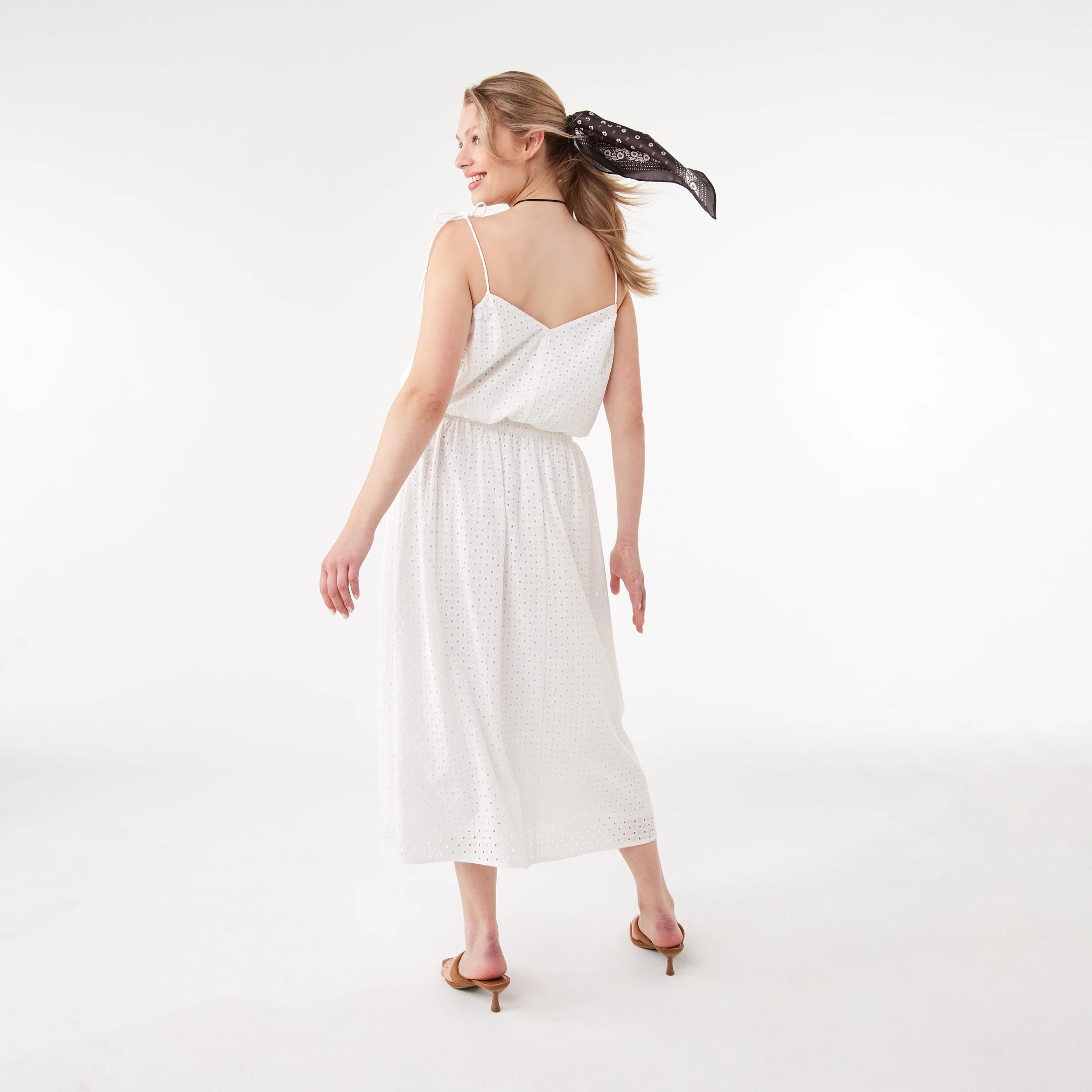4 Broderie Maxi Skirt White, 4 of 7