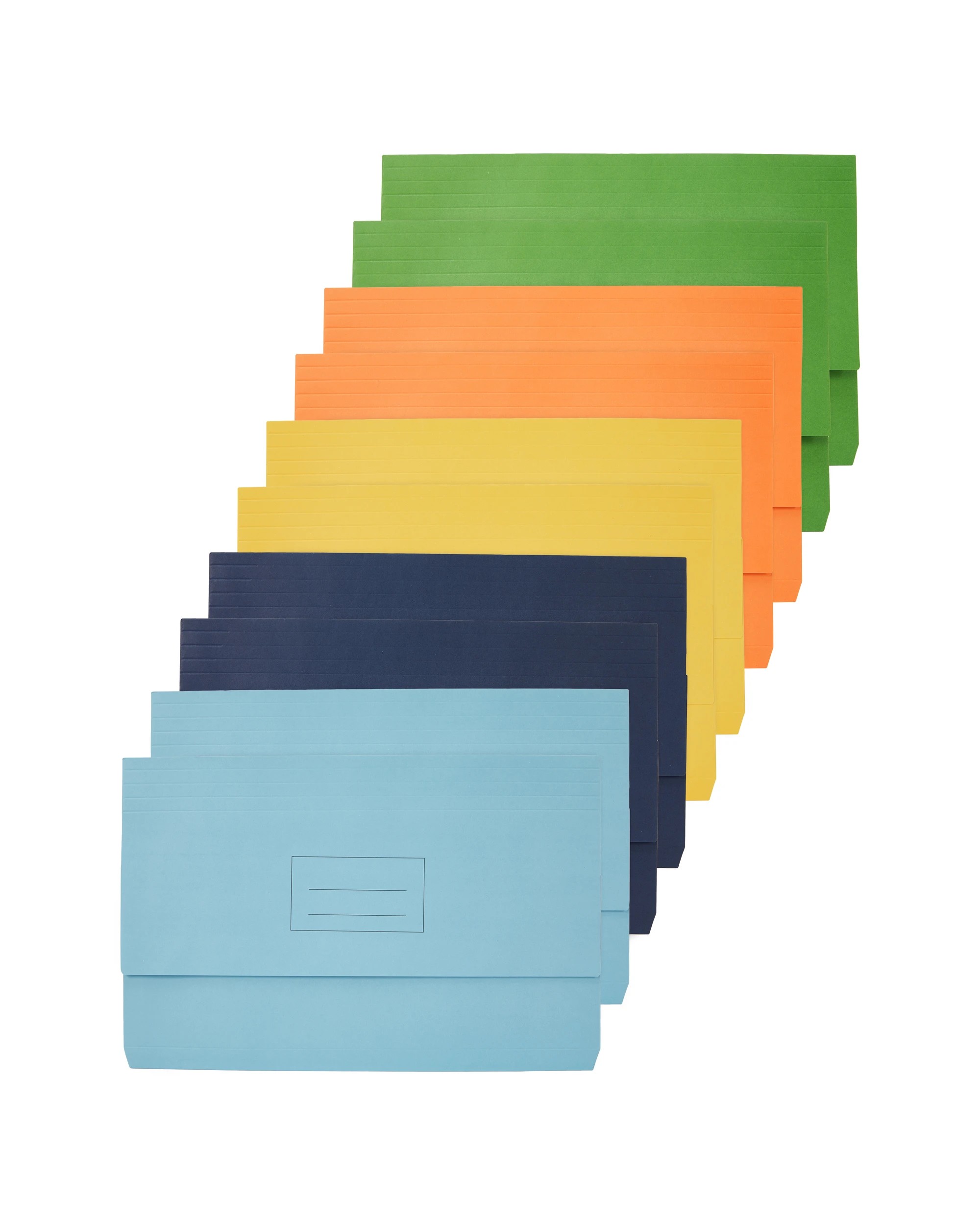1 10 Pack Foolscap Manilla Document Wallets, 1 of 7