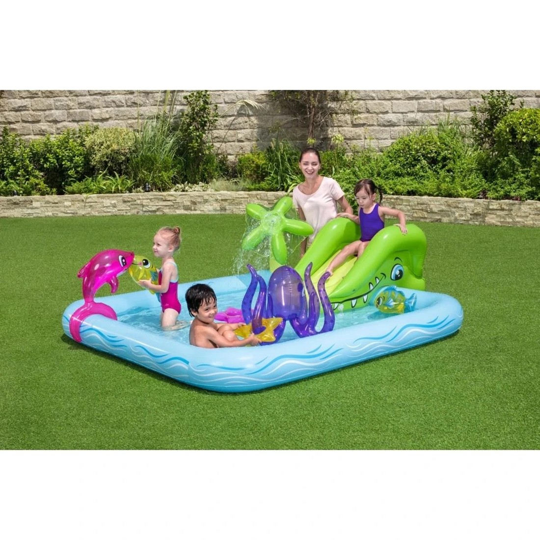 1 Bestway Fantastic Aquarium Play Center - Multi, 1 of 6