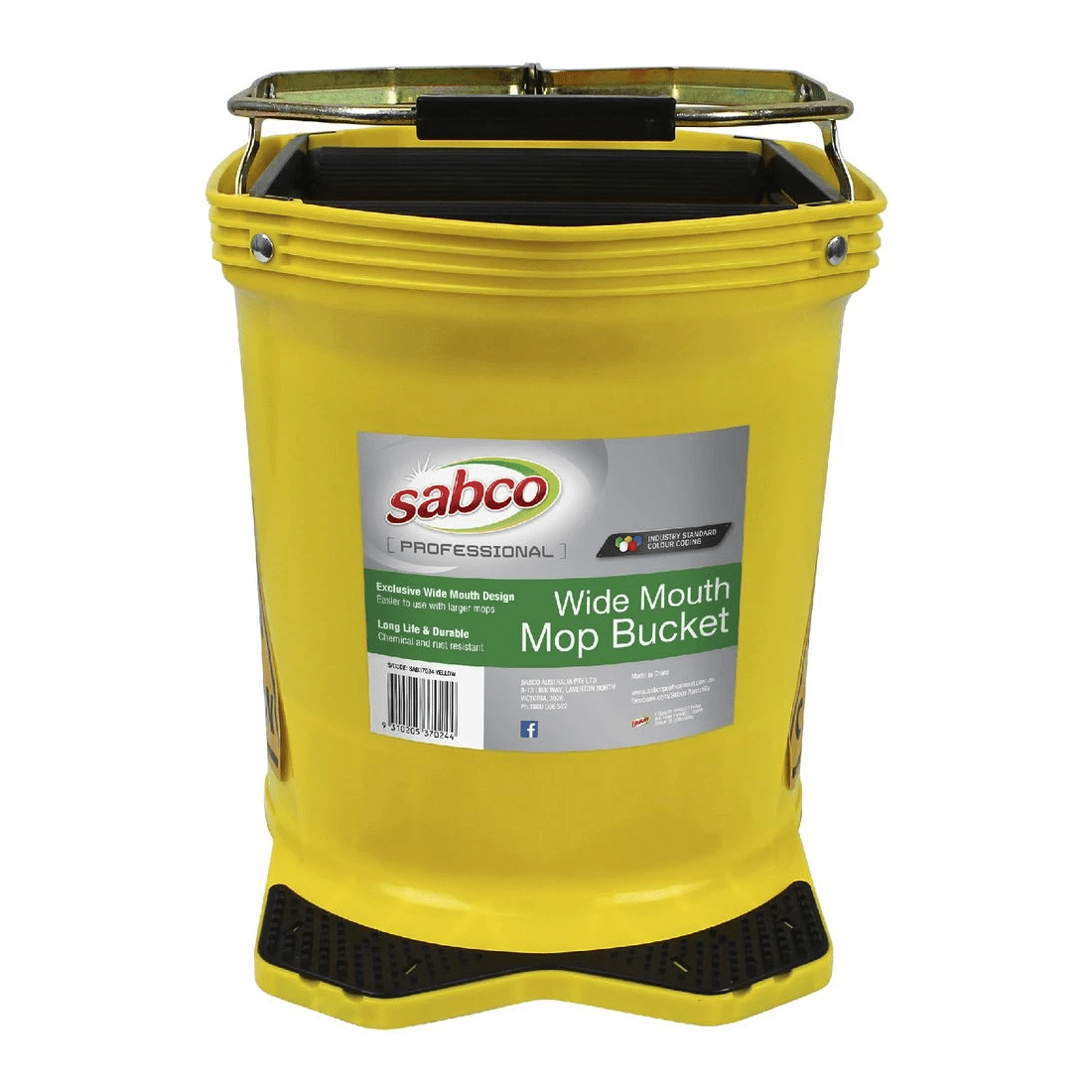 2 Sabco Wide Mouth Bucket Yellow 16L, 2 of 5