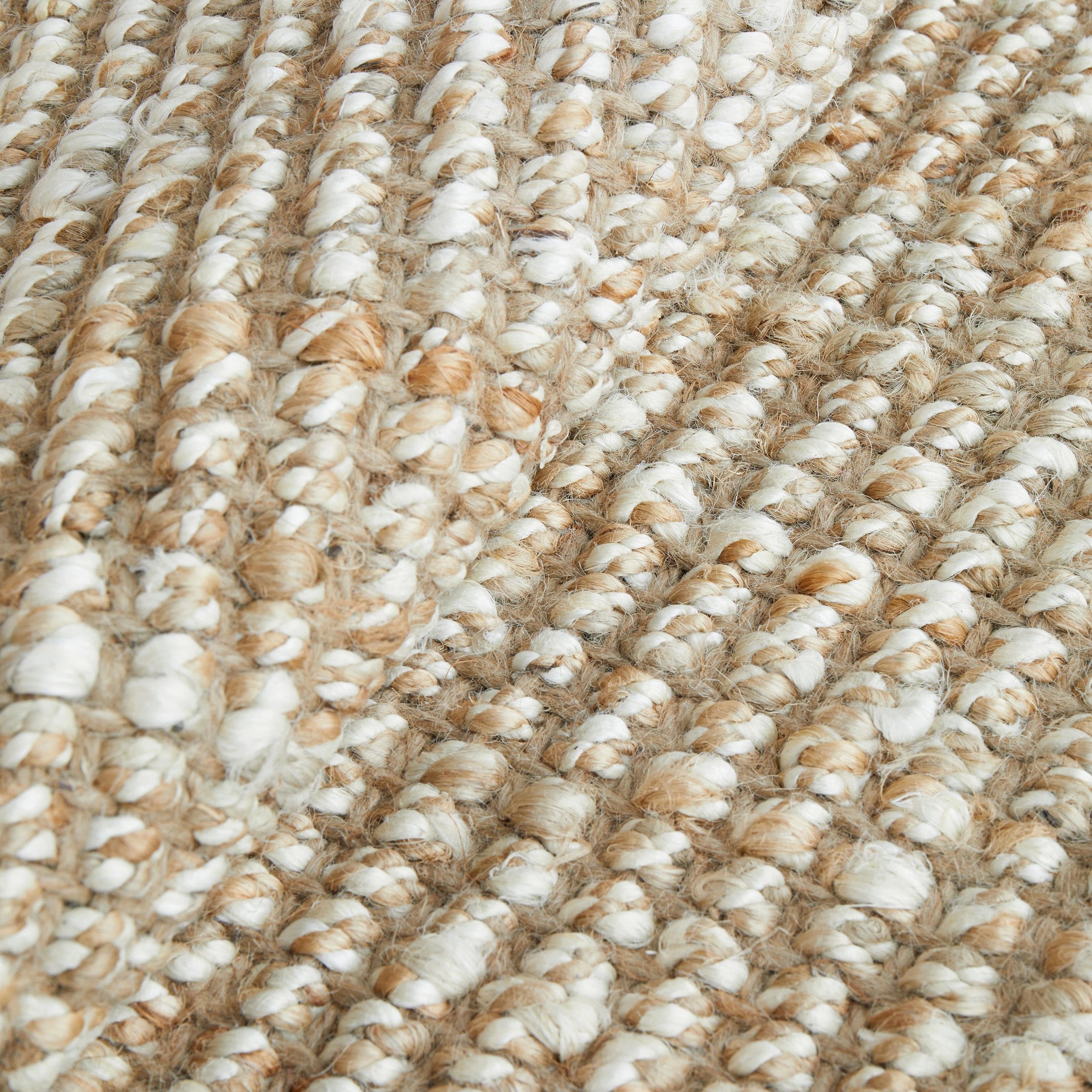 4 Common Ground Rugs Kingsley Hunter 400x80cm - Large Jute Rug - White, 4 of 6