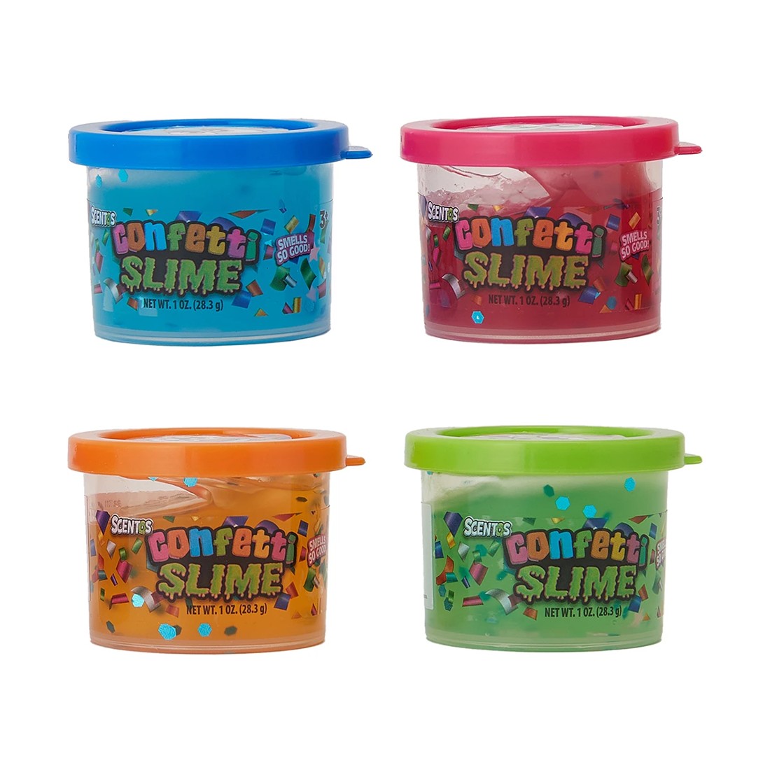3 4 Pack Scentos Scented Confetti Slime, 3 of 6