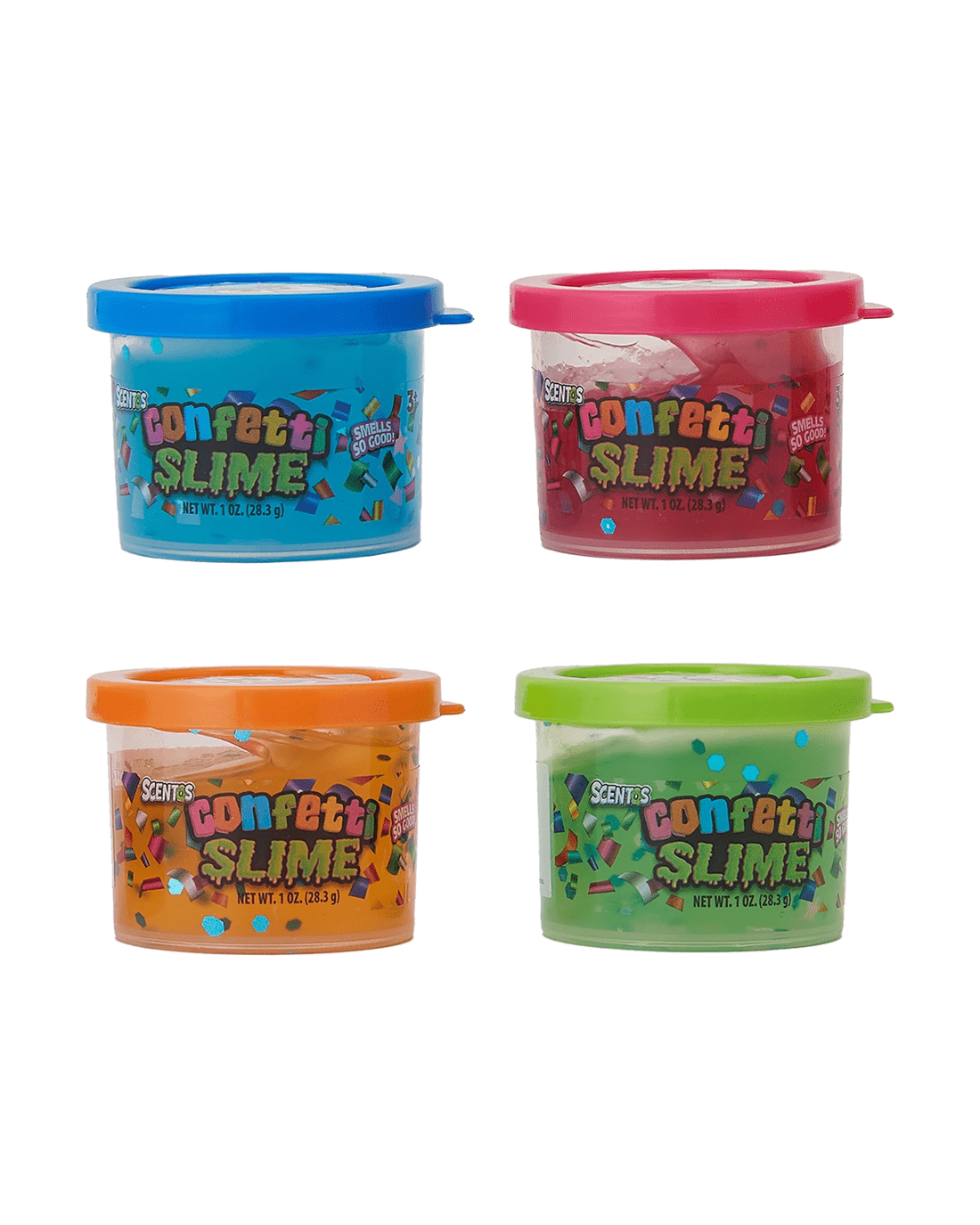 3 4 Pack Scentos Scented Confetti Slime, 3 of 6
