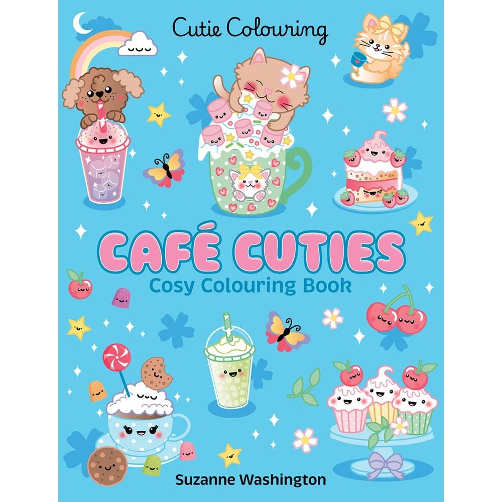 1 Scholastic Colouring Book Cafe Cuties 48 Pages, 1 of 1