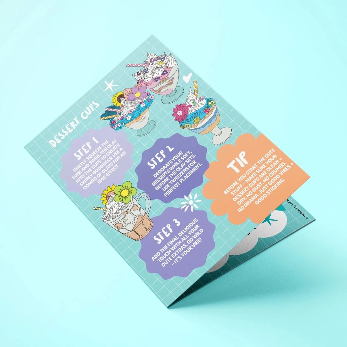 6 Oh My Craft! Mini Desserts Whipped Clay Kit, 6 of 9