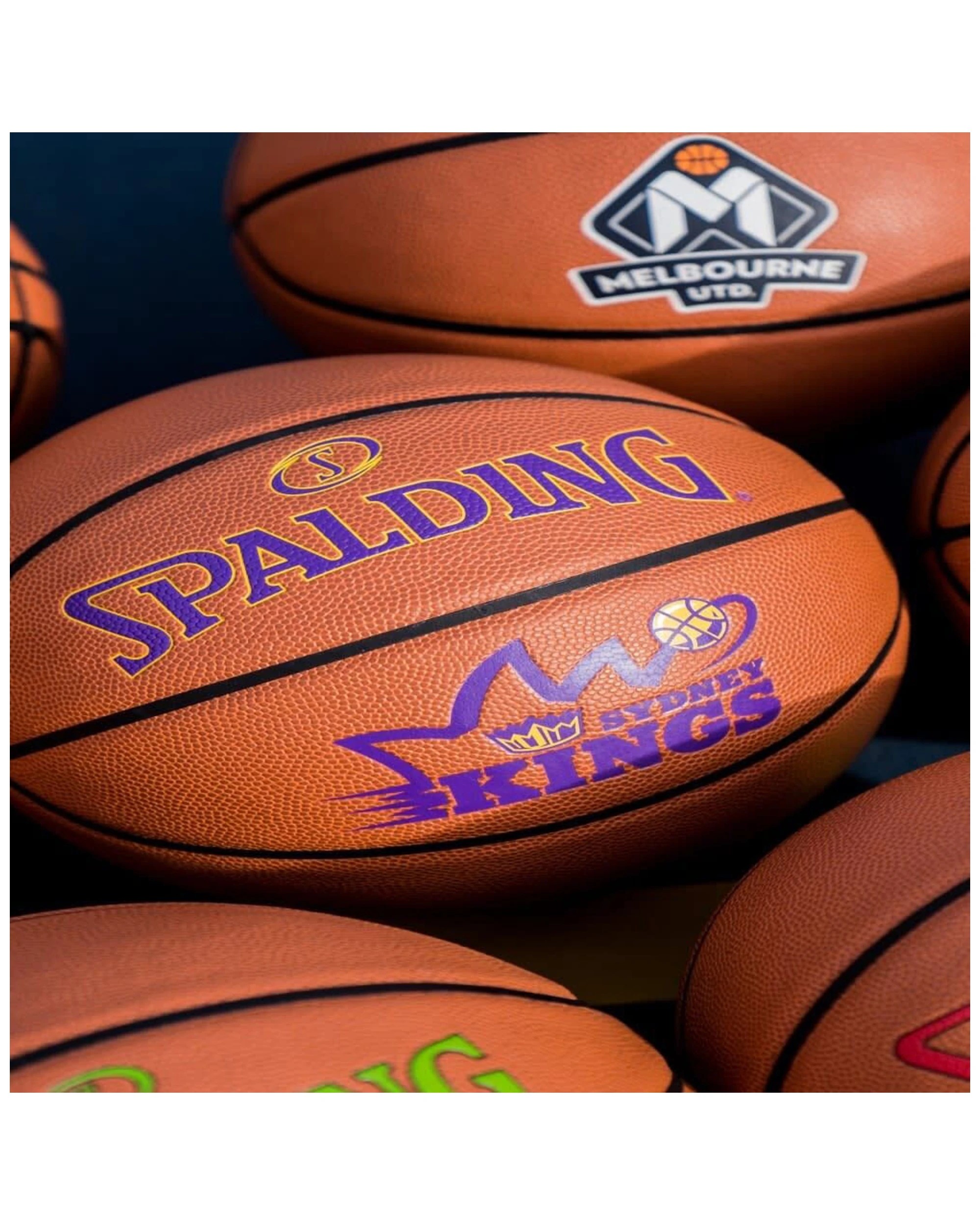 3 Spalding NBL Team Series Indoor Outdoor Basketball Sydney Kings Size 7 - Orange, 3 of 4