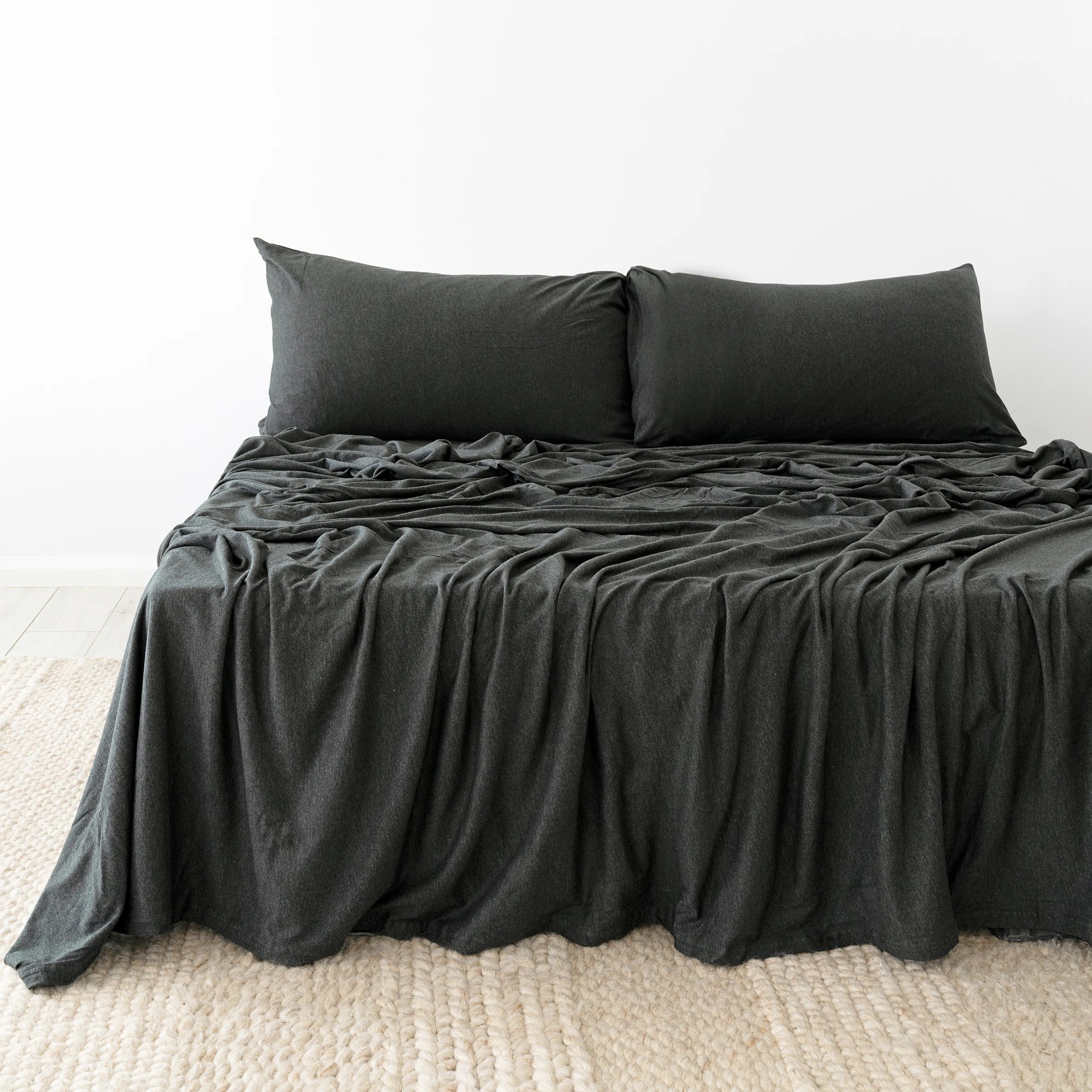 1 Bambury BedT Organica Organic Cotton Tencel Blend Jersey Knit Sheet Set, 1 of 3